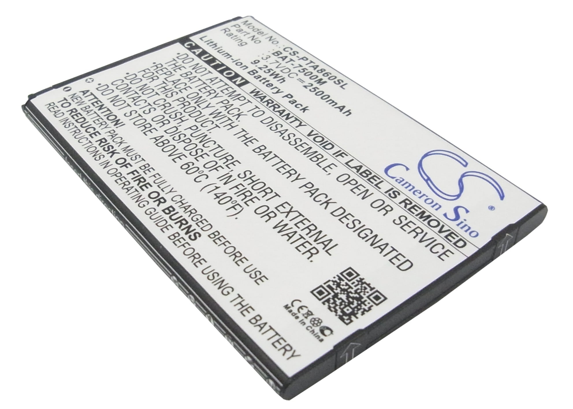Batteri for SmartPhone, Mobil for Pantech Vega N6, IM-A860, IM-A860L etc.
