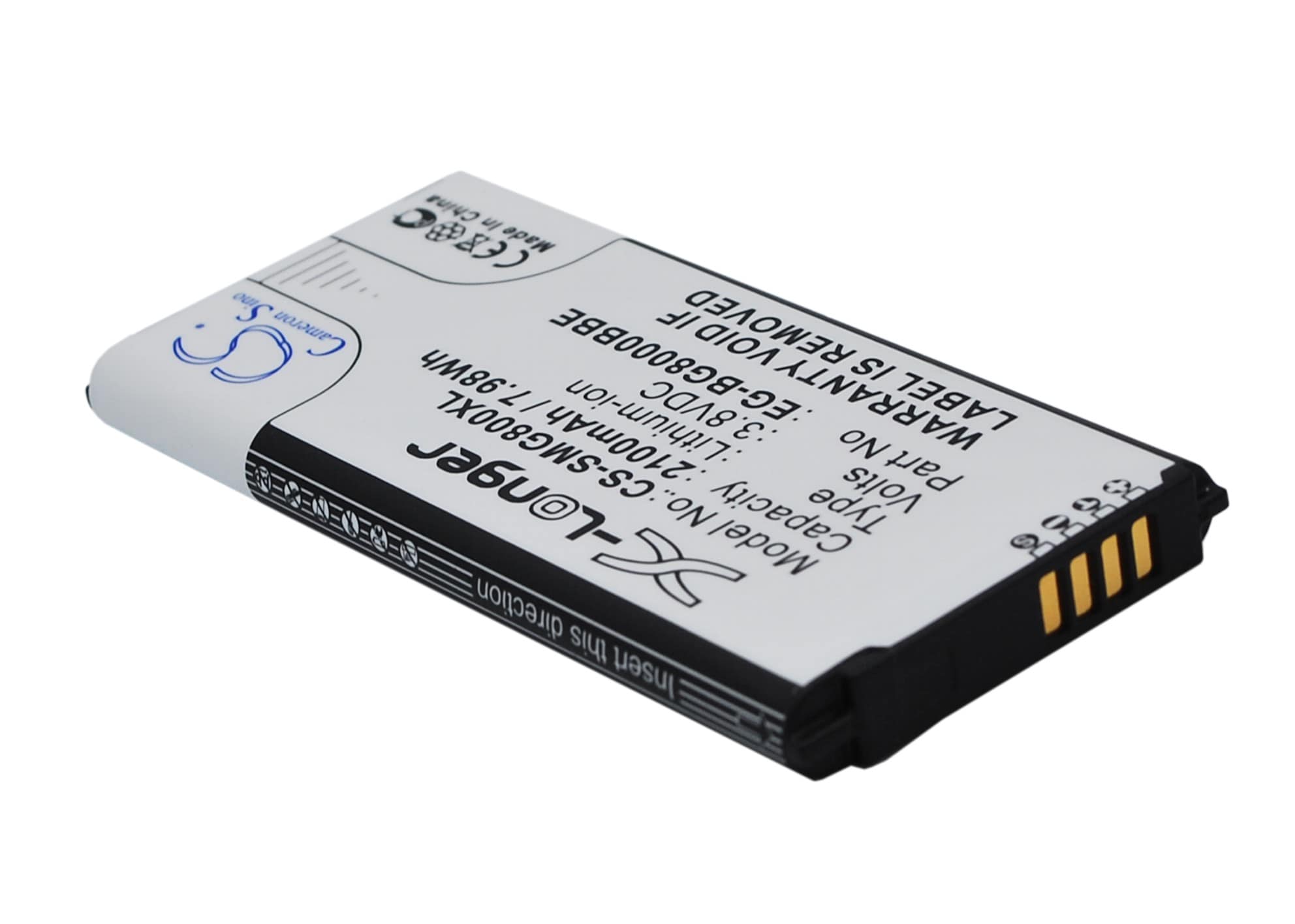 Batteri for SmartPhone, Mobil for Samsung Galaxy S5 Mini, SM-G800F, SM-G800Y og andre.