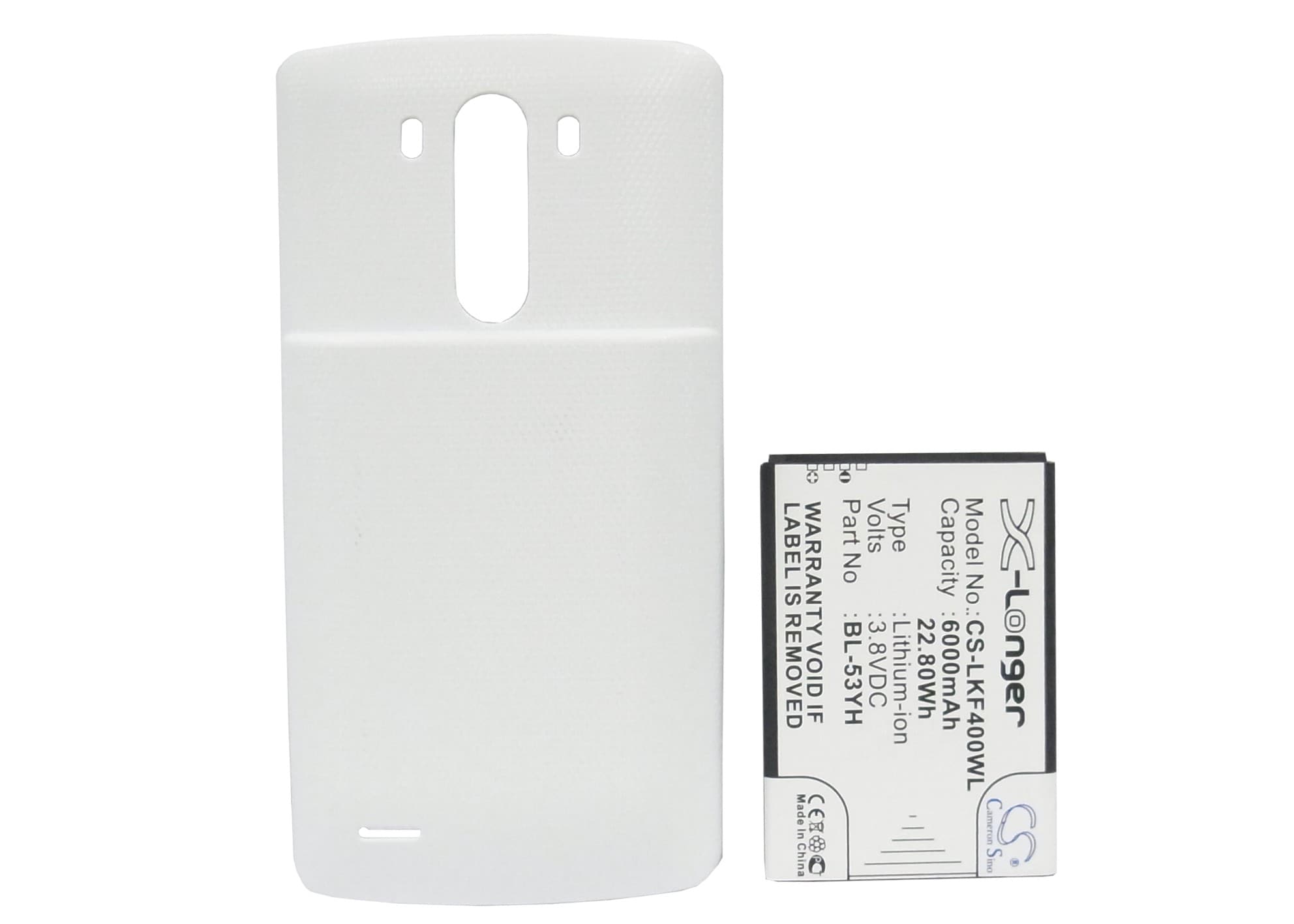 Batteri for SmartPhone, Mobil for LG G3, D855, D855 LTE og andre.