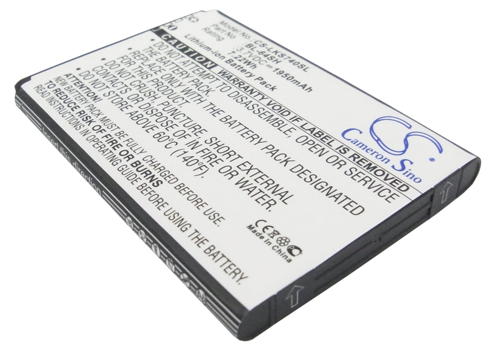Batteri for SmartPhone, Mobil for LG LS740, VOLT, Volt 2 og andre.