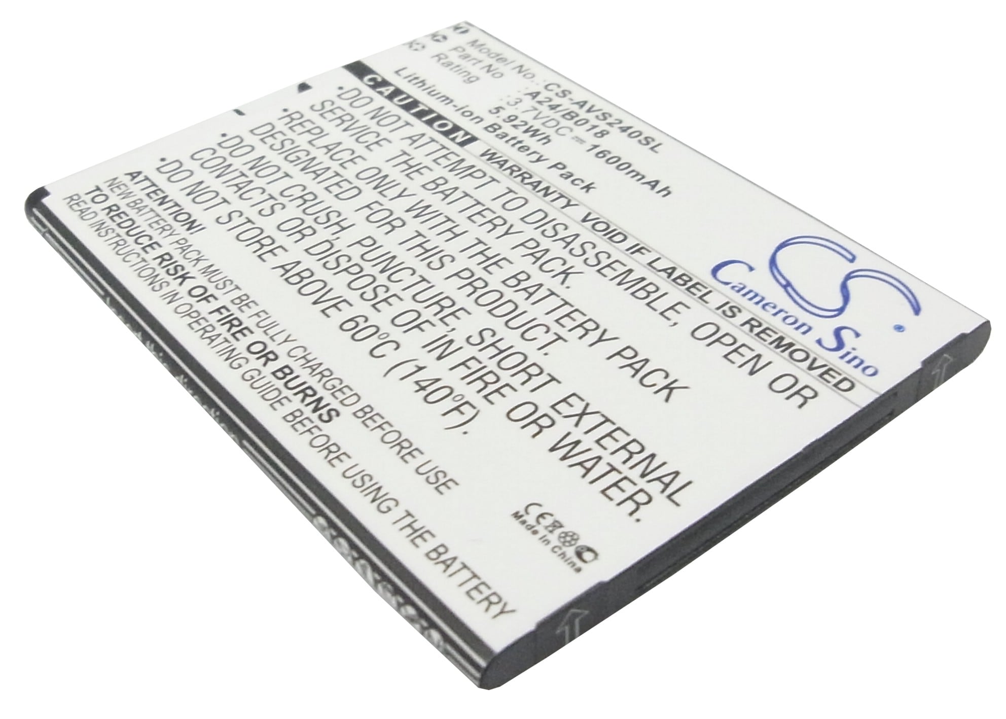 Batteri for SmartPhone, Mobil for Avus 24, A24