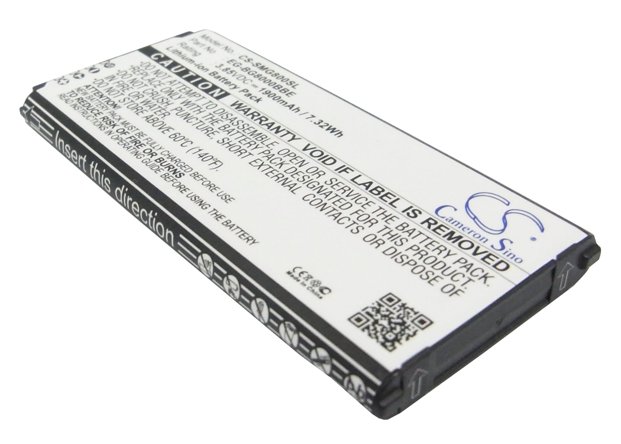 Batteri for SmartPhone, Mobil for Samsung Galaxy S5 Mini, SM-G800F, SM-G800Y og andre.