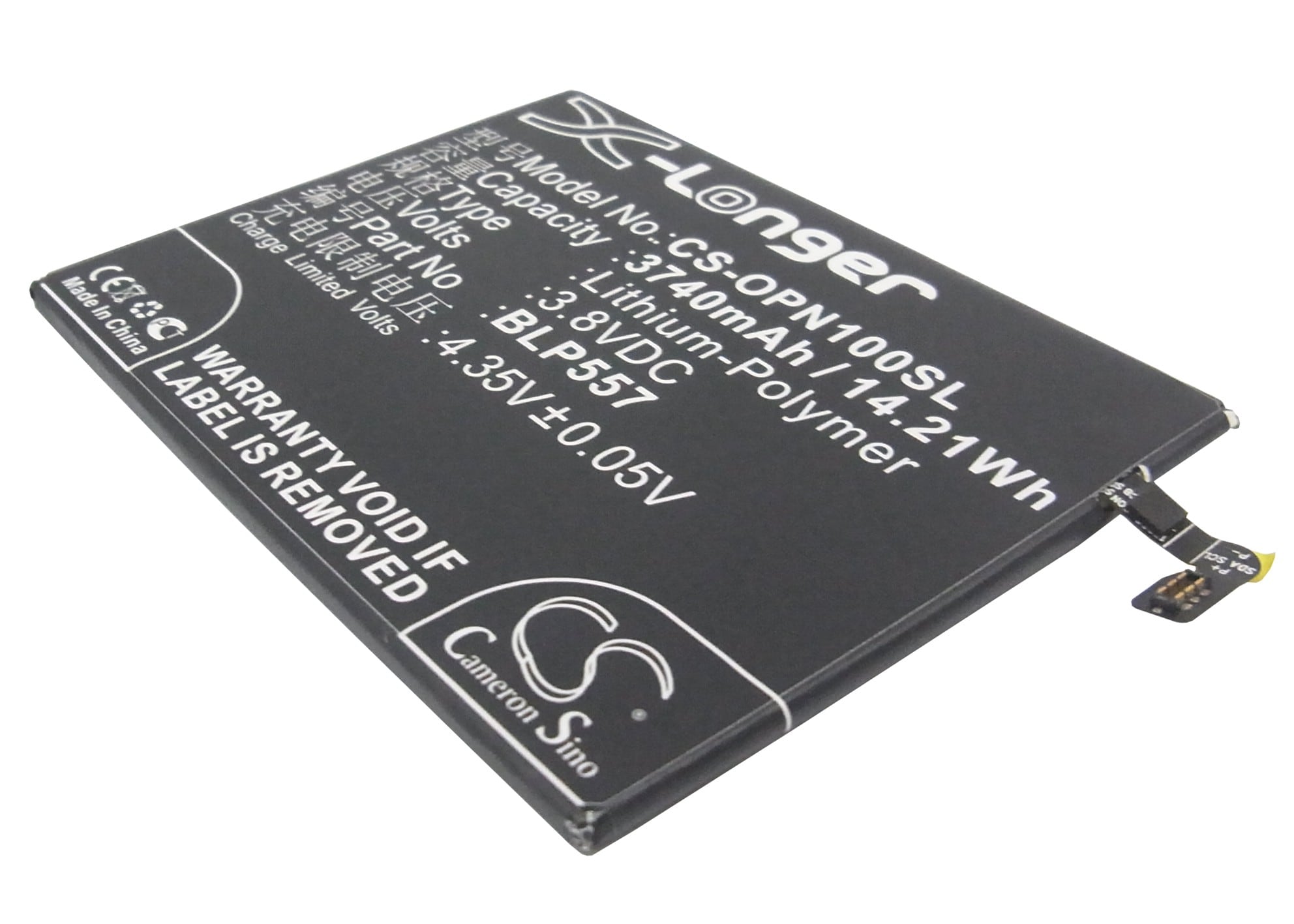 Batteri for smarttelefon, mobil for OPPO N1, N1T, N1W