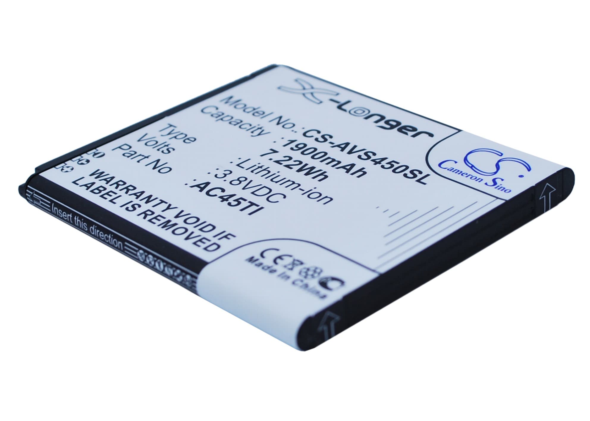 Batteri til smarttelefon, mobil til Archos 45 Titanium, uten Simlock