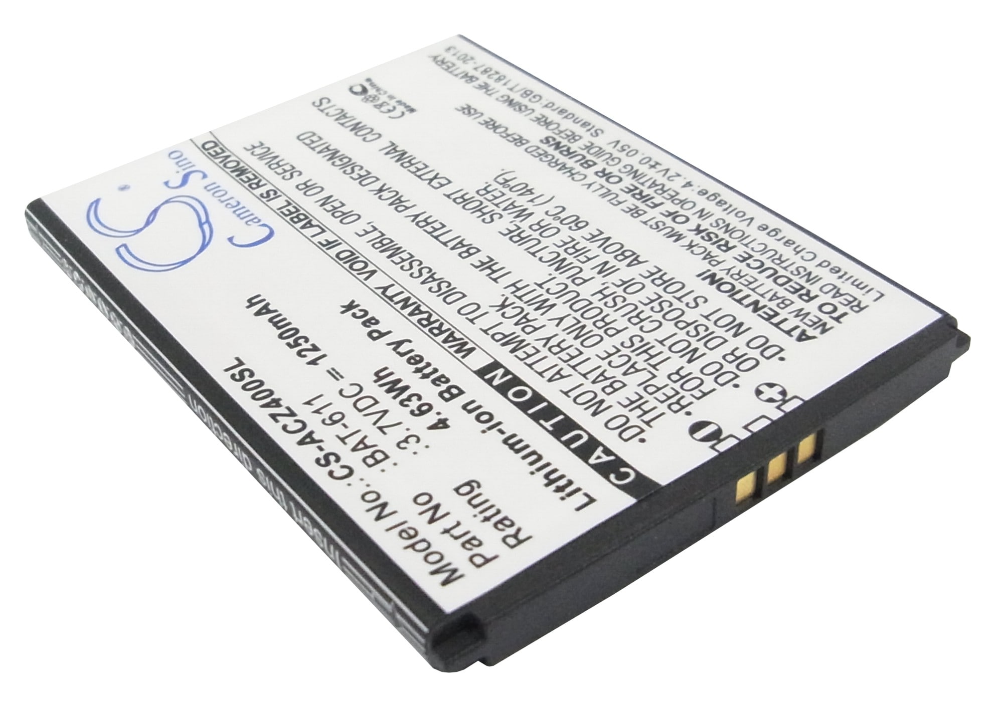Batteri til smarttelefon, mobil for Acer Liquid Z4, Z140, Z160