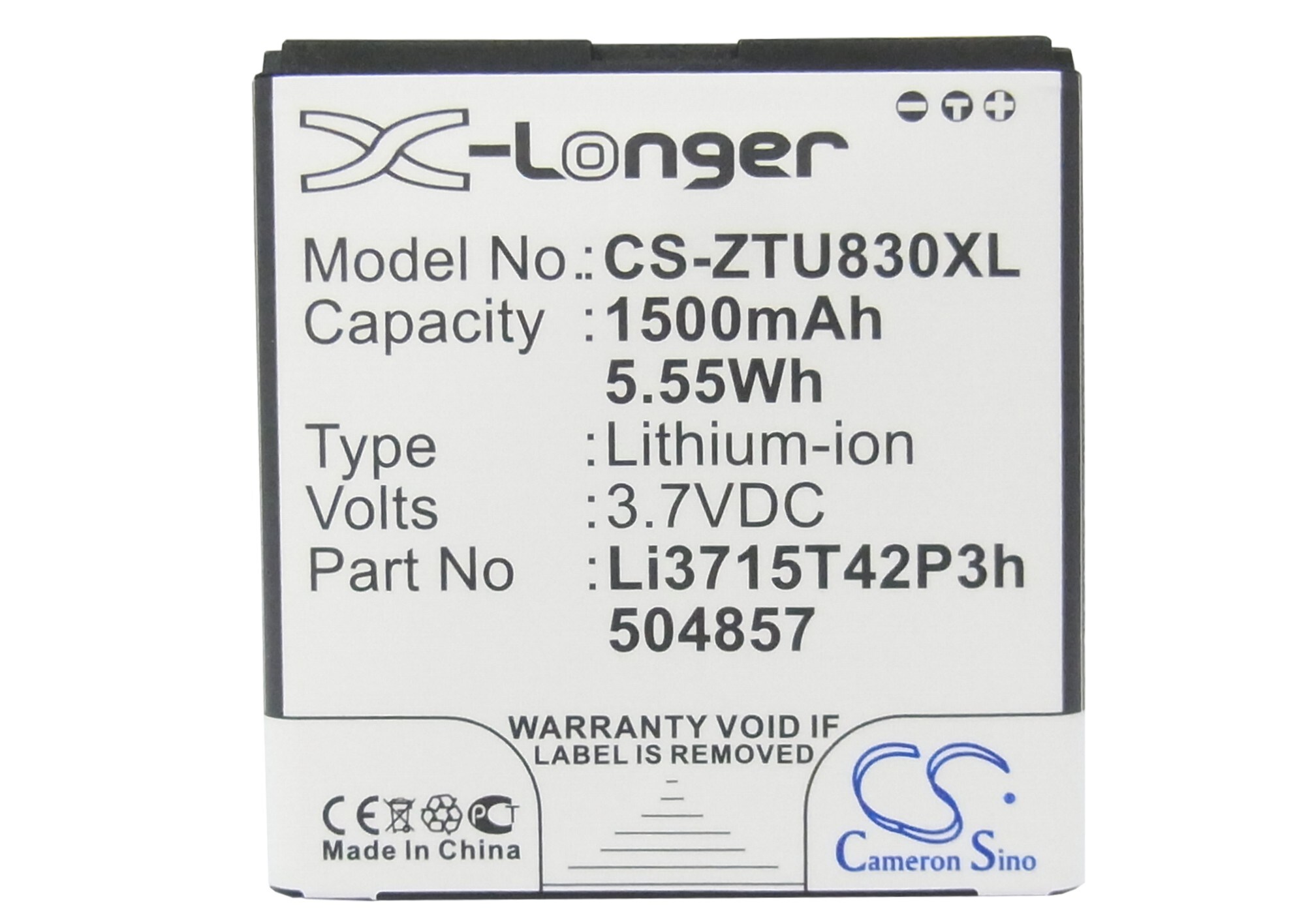 Batteri for SmartPhone, Mobil for T-Mobile V768, V768C, Concord