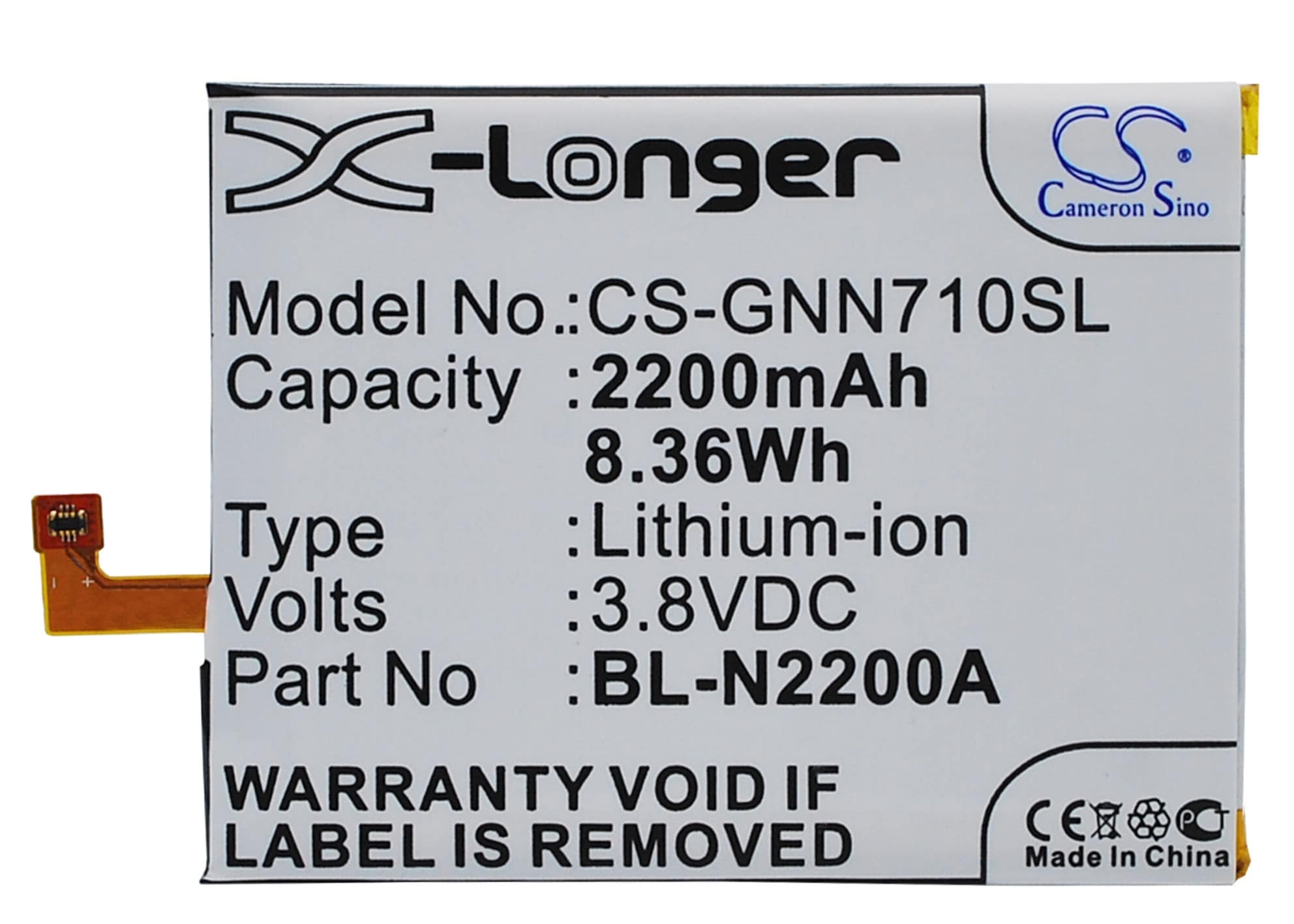 Batteri for smarttelefon, mobil for GIONEE E7 Mini