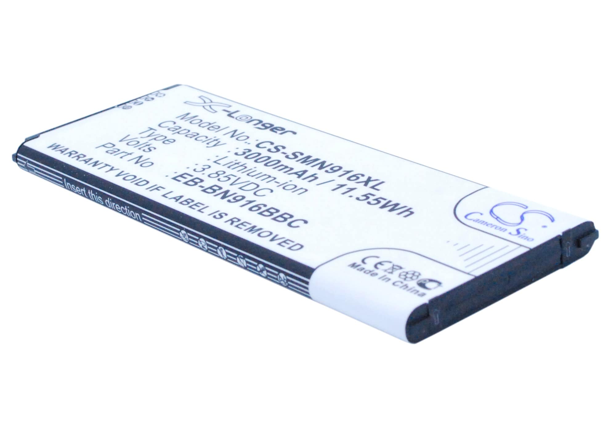 Batteri for SmartPhone, Mobil for Samsung Galaxy Note 4 (China Mobile), SM-N910F og andre.
