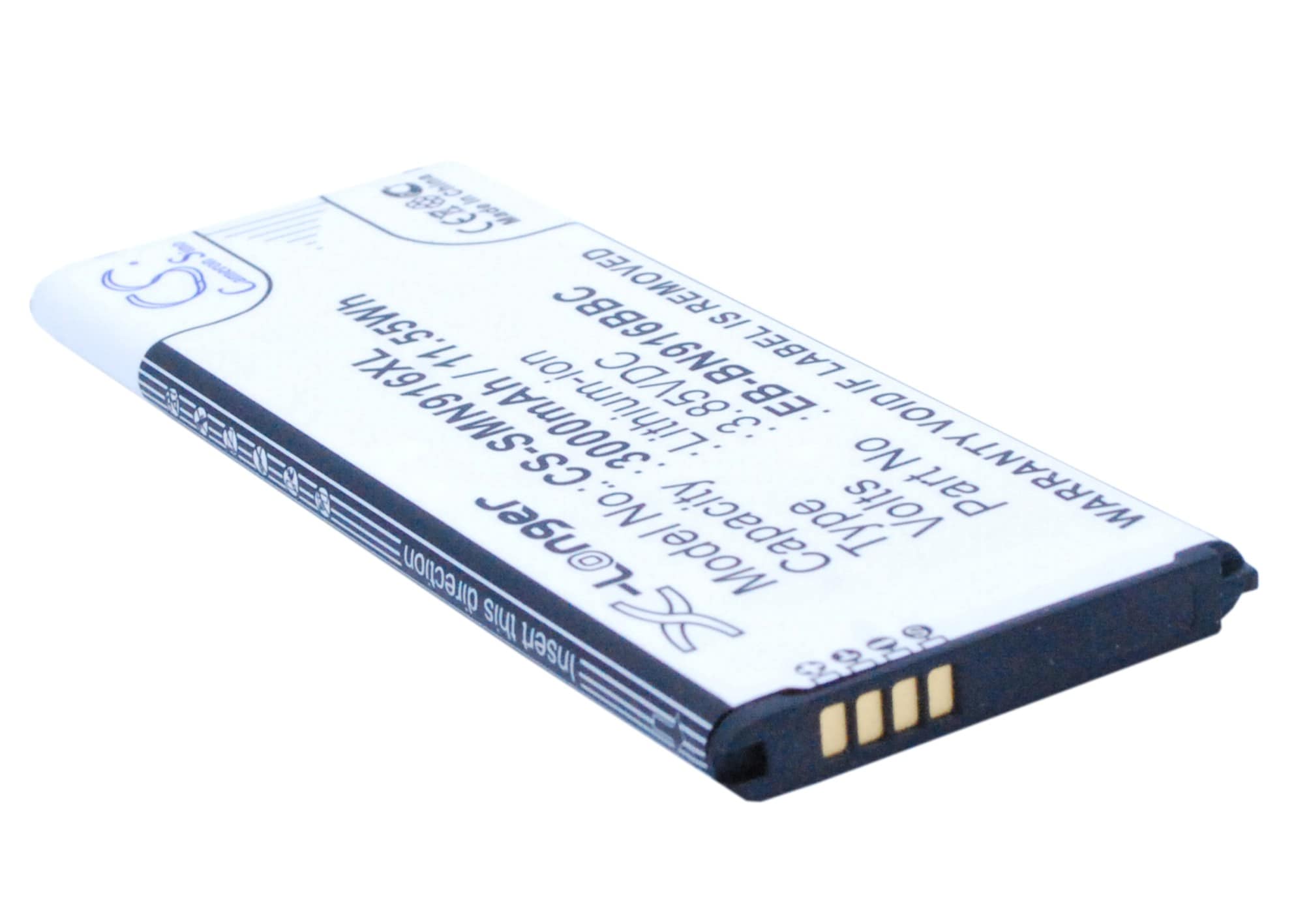 Batteri for SmartPhone, Mobil for Samsung Galaxy Note 4 (China Mobile), SM-N910F og andre.