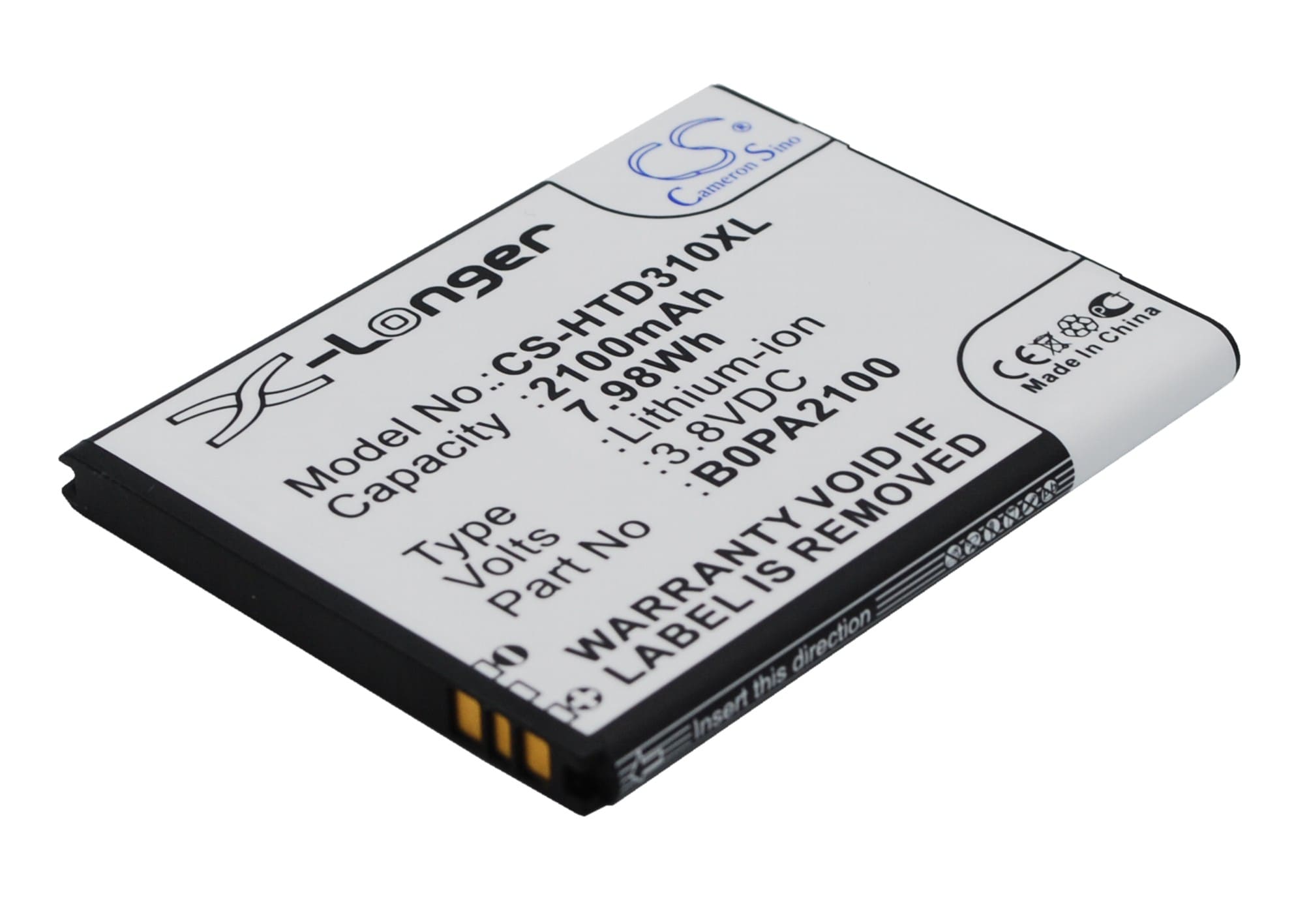 Batteri for SmartPhone, Mobil for HTC Desire D310w, Desire D310, Desire D310f og andre.