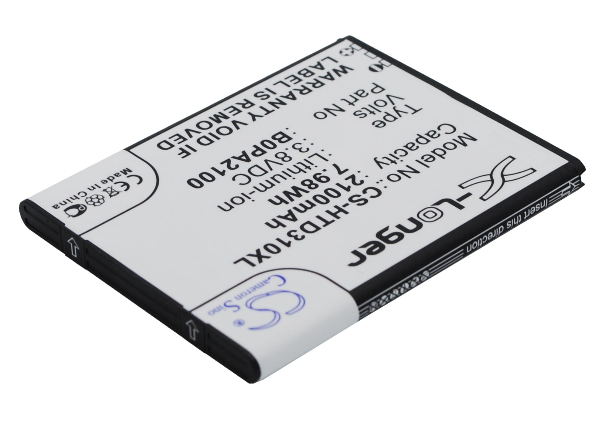 Batteri for SmartPhone, Mobil for HTC Desire D310w, Desire D310, Desire D310f og andre.