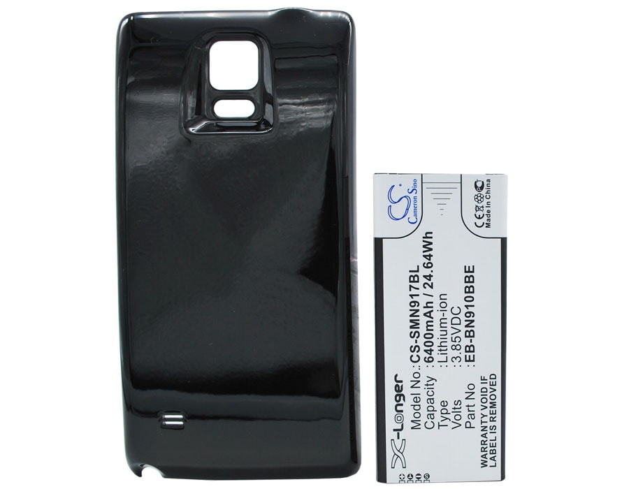 Batteri for SmartPhone, Mobil for Samsung Galaxy Note 4, SM-N910W8, SM-N910R4 og andre.