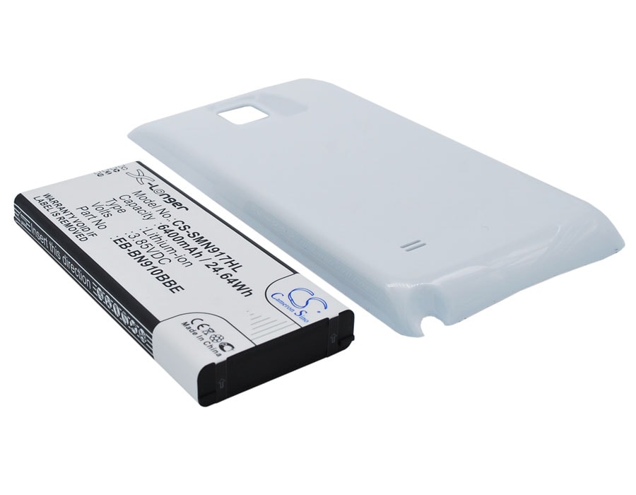 Batteri for SmartPhone, Mobil for Samsung Galaxy Note 4, SM-N910W8, SM-N910R4 og andre.