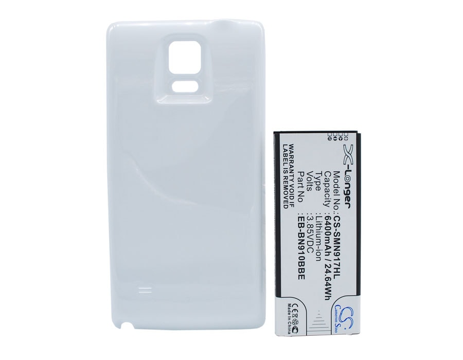 Batteri for SmartPhone, Mobil for Samsung Galaxy Note 4, SM-N910W8, SM-N910R4 og andre.