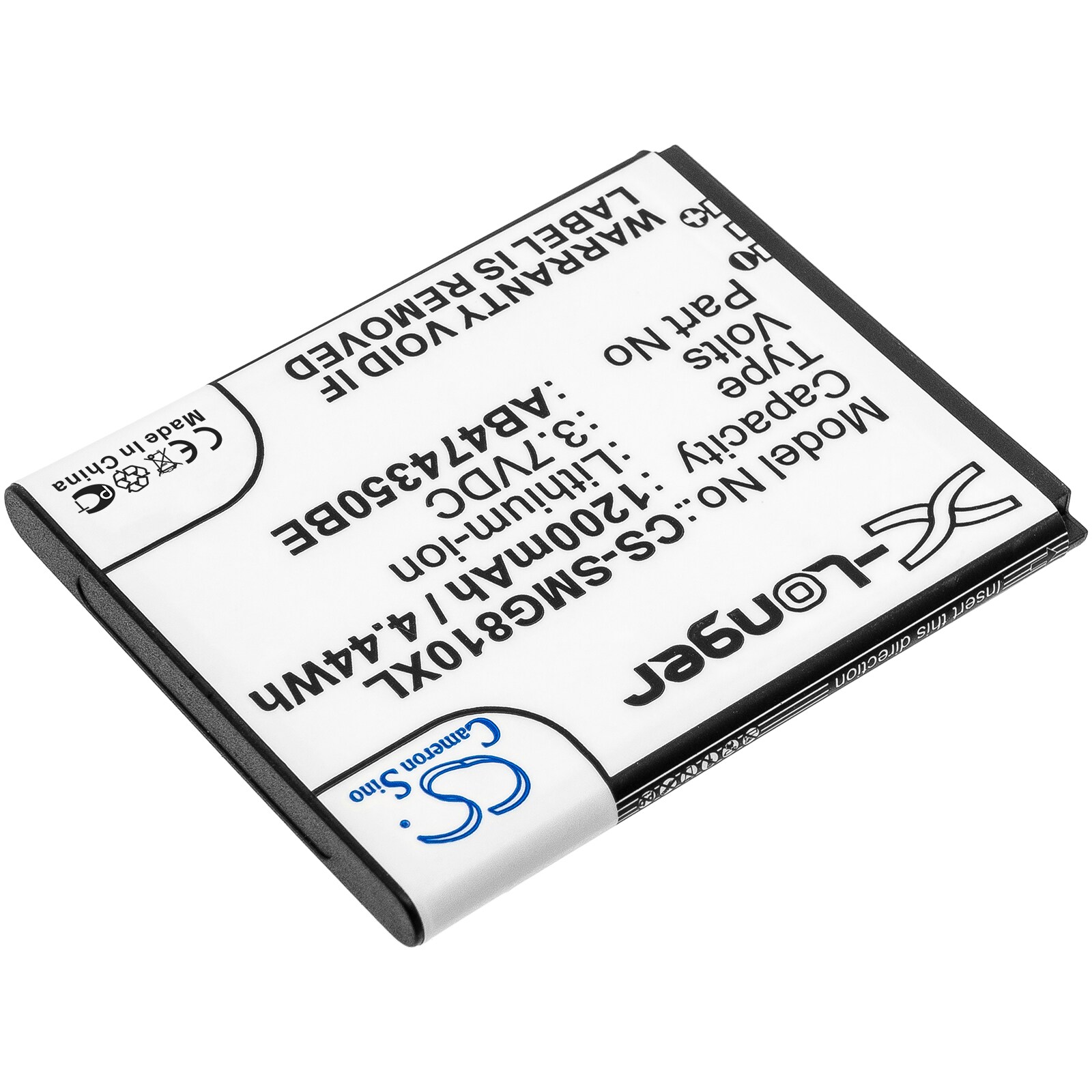 Batteri for SmartPhone, Mobil for Samsung SGH-G810, SGH-D780, SGH-i550 og andre.