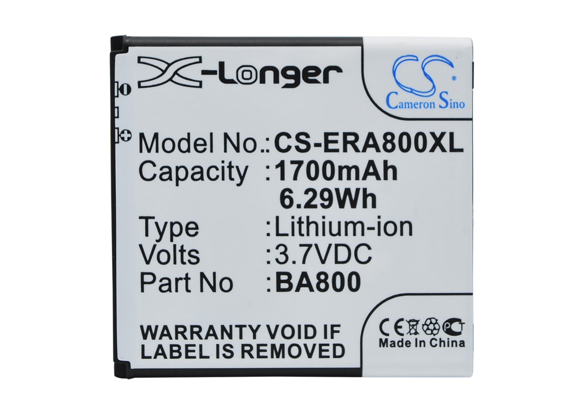 Batteri for SmartPhone, Mobil for Sony Ericsson Xperia S, LT26, LT26i og andre.
