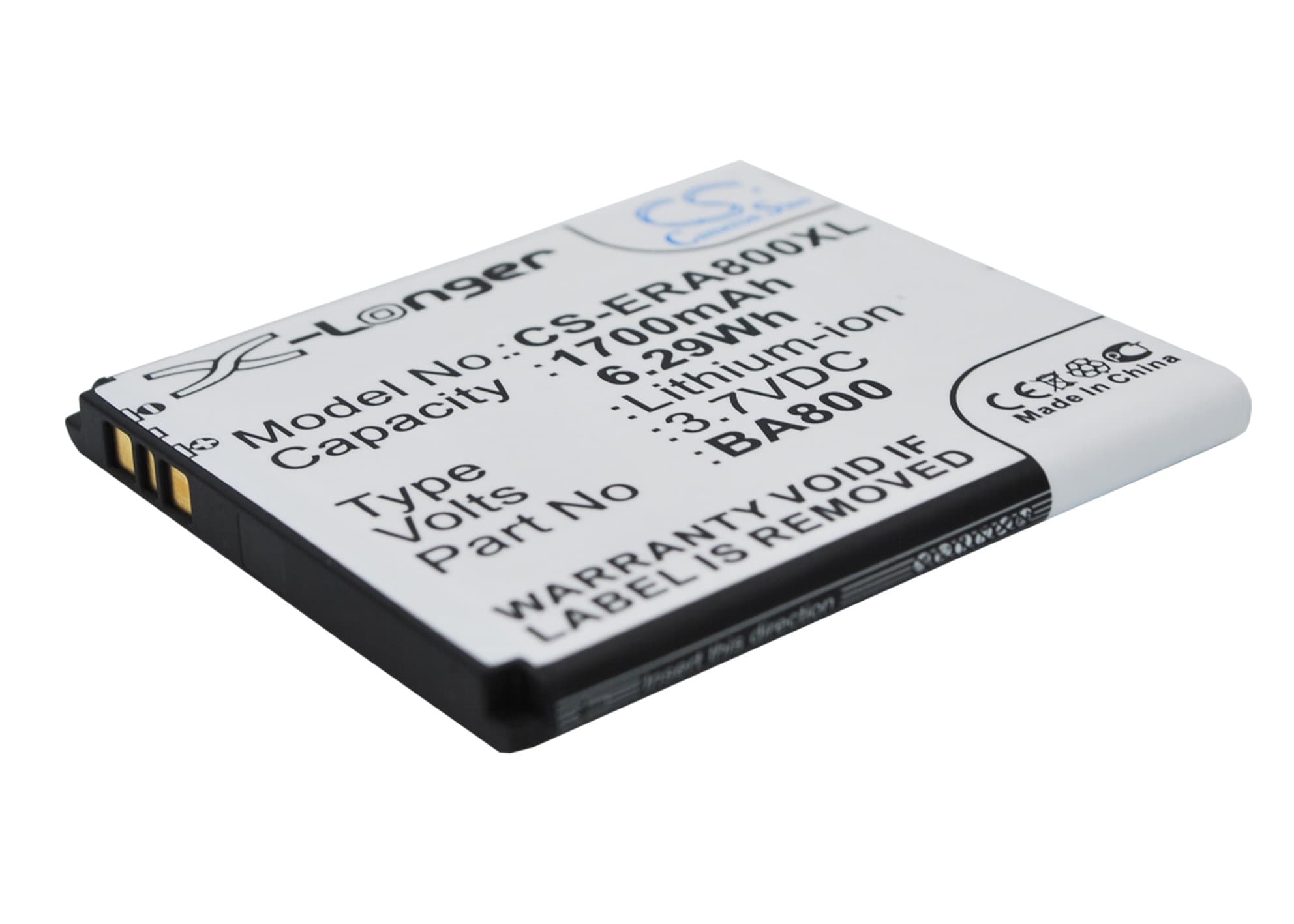 Batteri for SmartPhone, Mobil for Sony Ericsson Xperia S, LT26, LT26i og andre.