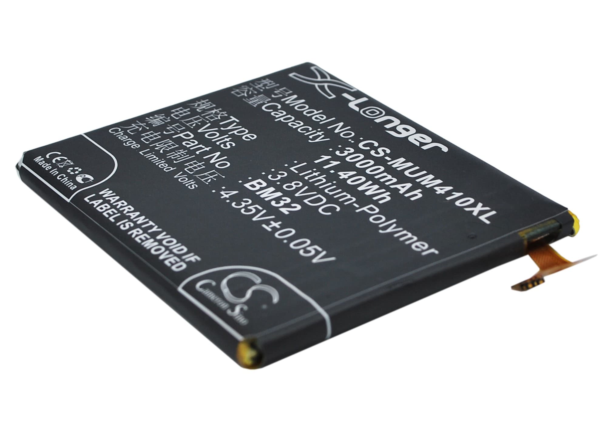 Batteri for SmartPhone, Mobil for Xiaomi 4, Mi4, Mi4 4G og andre.