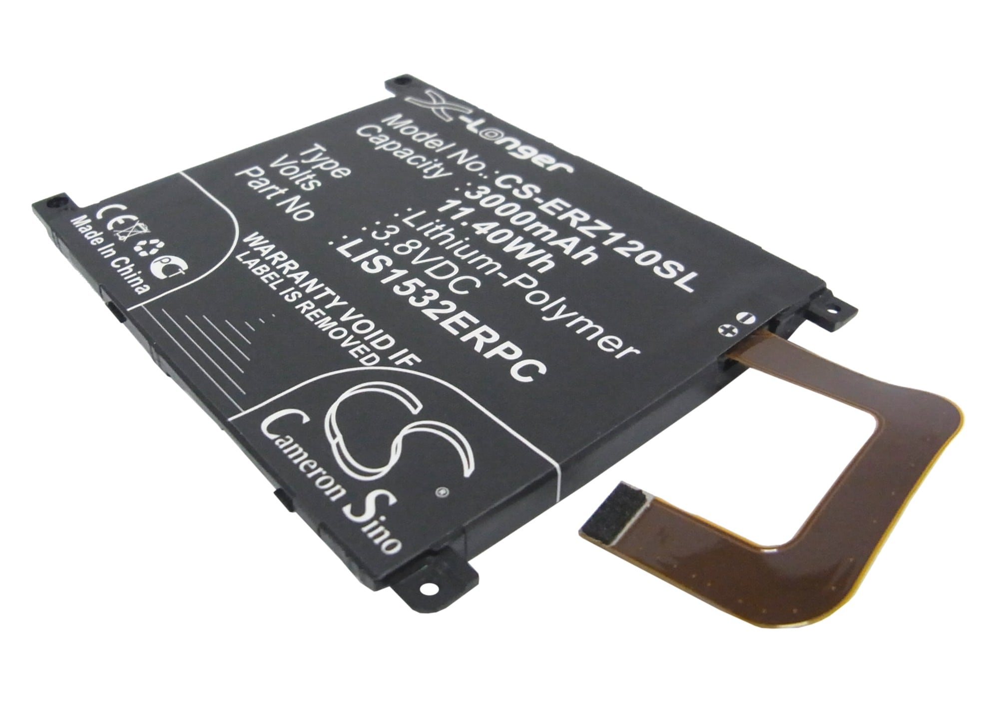 Batteri for SmartPhone, Mobil for Sony Ericsson Xperia Z1 4G, L39T, L39U og andre.