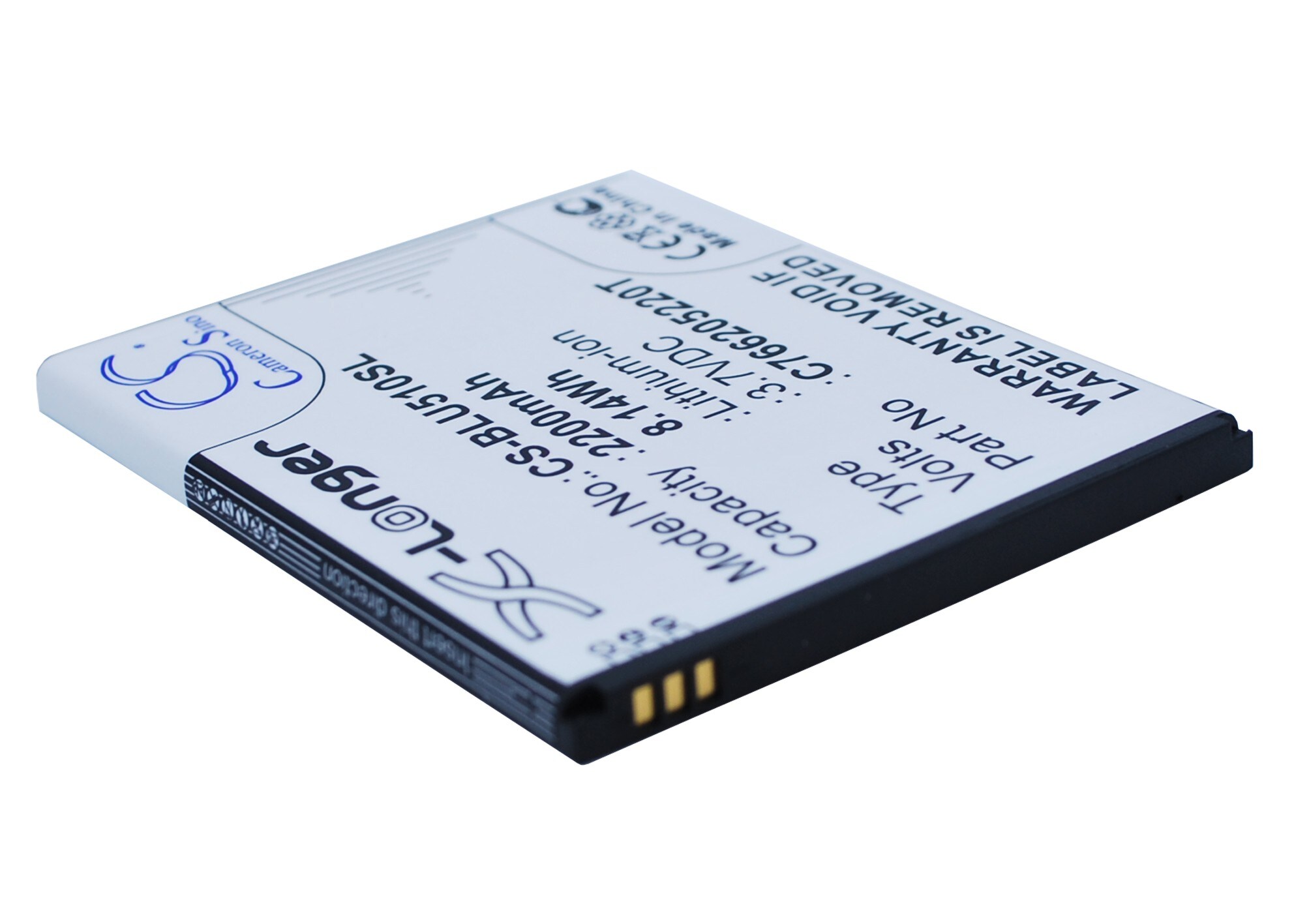 Batteri for SmartPhone, mobil for BLU Studio 5.3, D550, Studio 5.3 II osv.