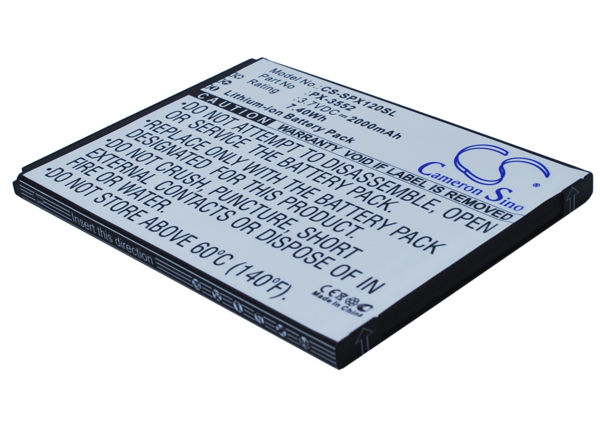 Batteri for SmartPhone, mobil for Simvalley SPX-12