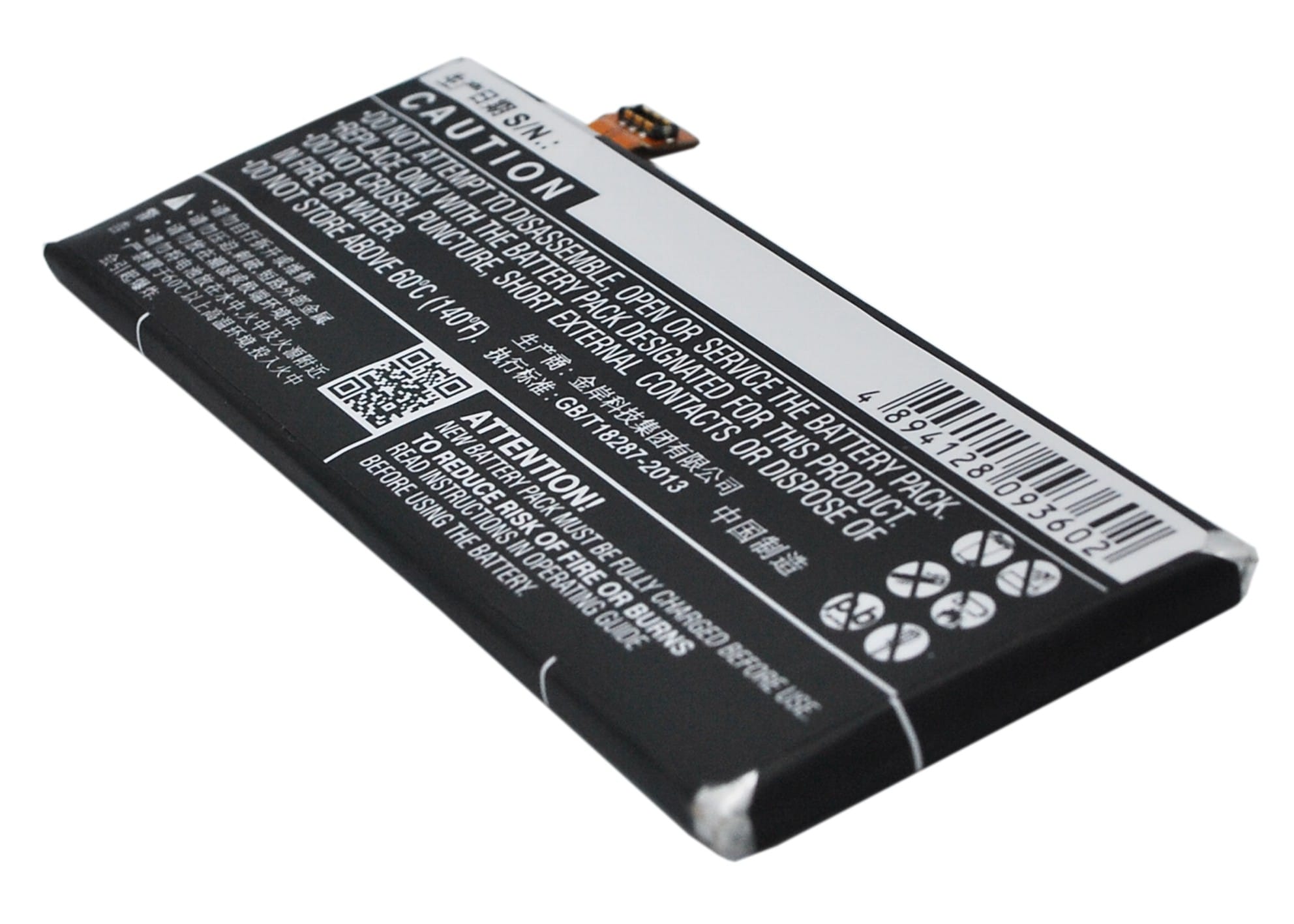 Batteri for SmartPhone, Mobil for ZTE Blade Apex 2, Z798BL, Majesty Pro LTE og andre.