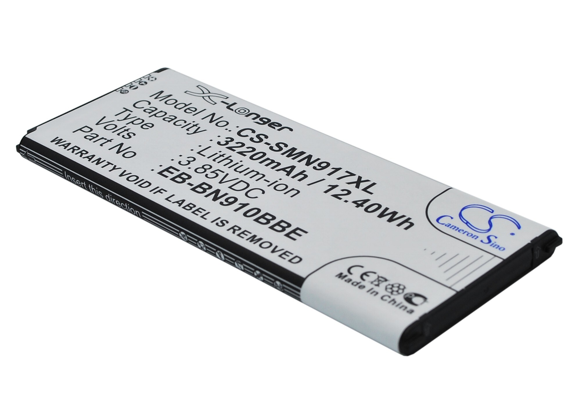 Batteri for SmartPhone, Mobil for Samsung Galaxy Note 4, SM-N910W8, SM-N910R4 og andre.