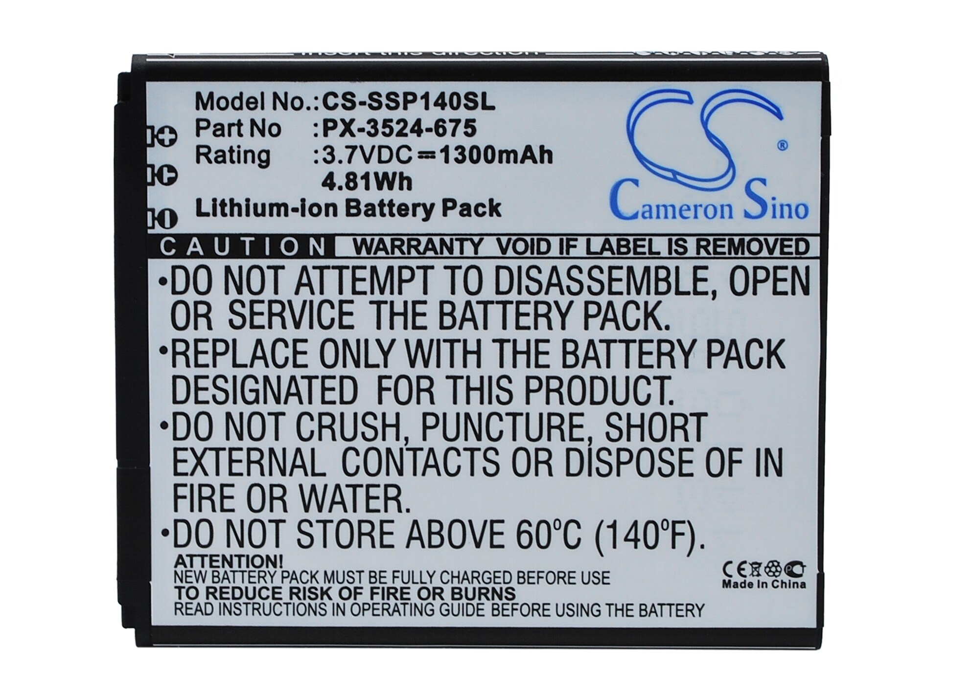 Batteri for SmartPhone, mobil for Simvalley SP-140, SingleCore