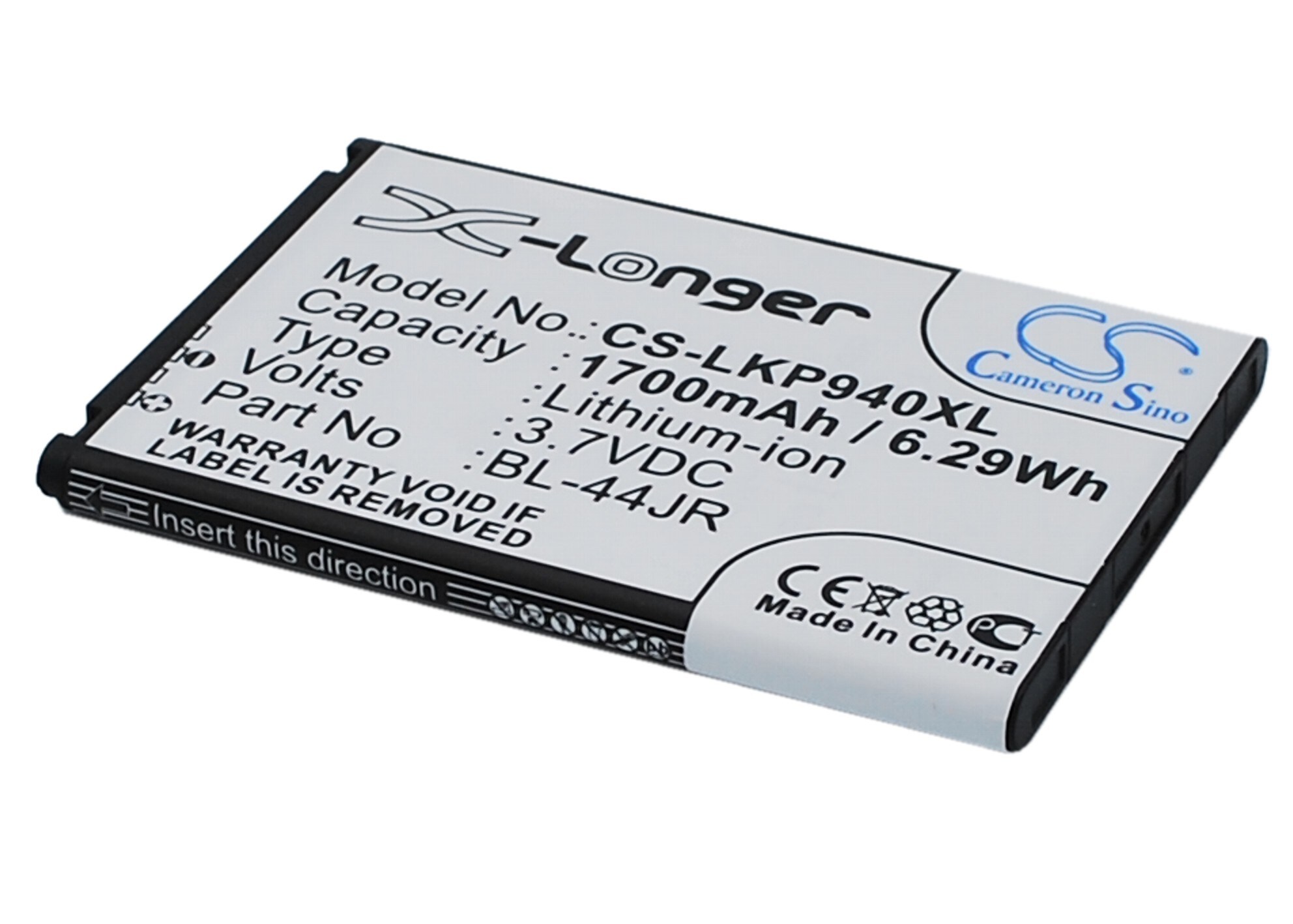Batteri for SmartPhone, Mobil for LG P940, Prada 3.0, K2 og andre.