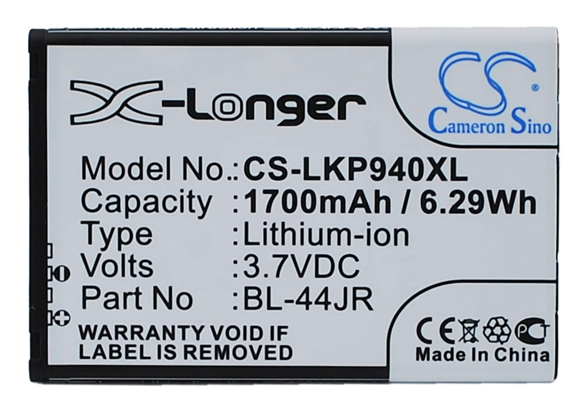 Batteri for SmartPhone, Mobil for LG P940, Prada 3.0, K2 og andre.