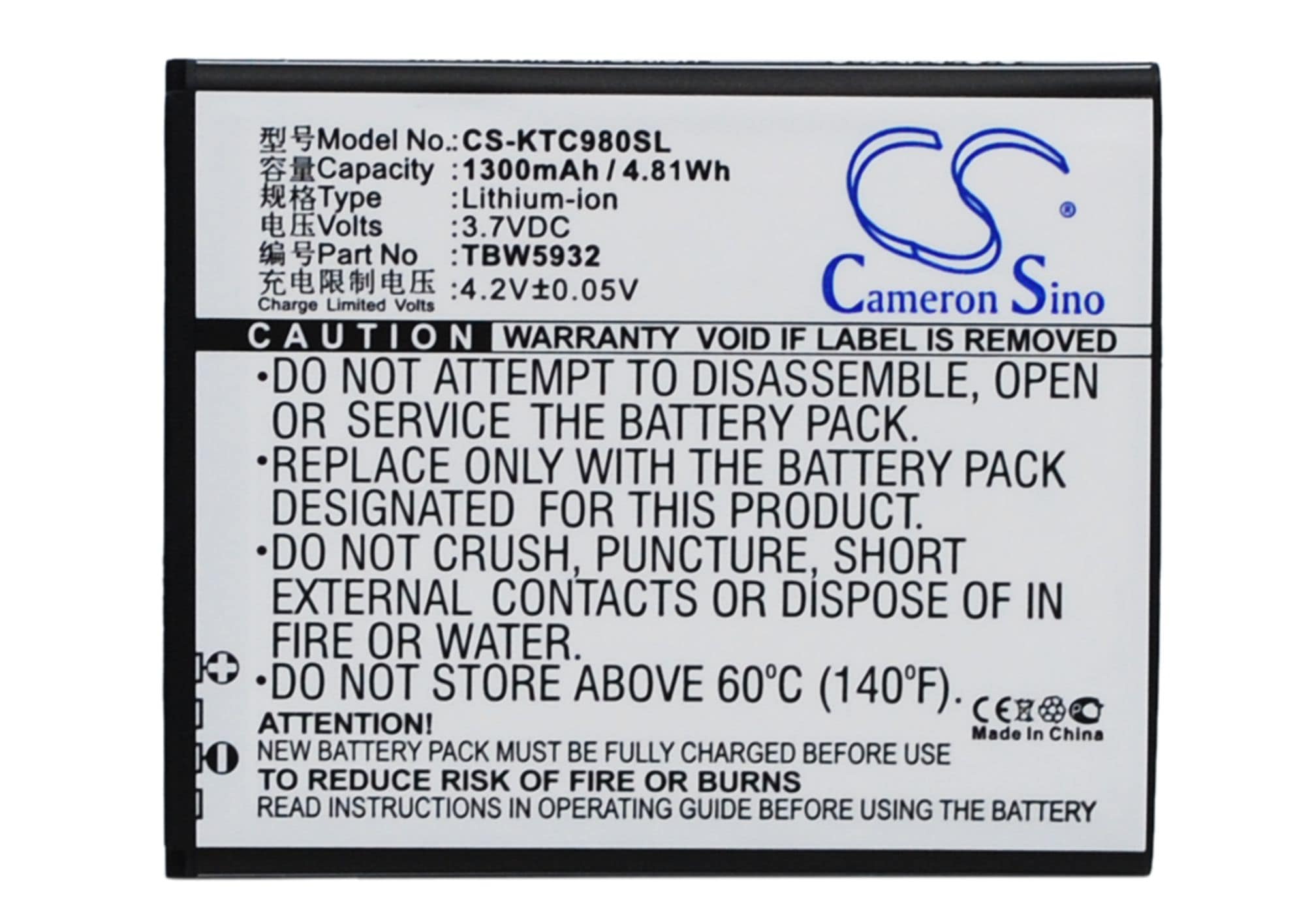 Batteri for SmartPhone, Mobil for Fly IQ442, Quad Miracle 2