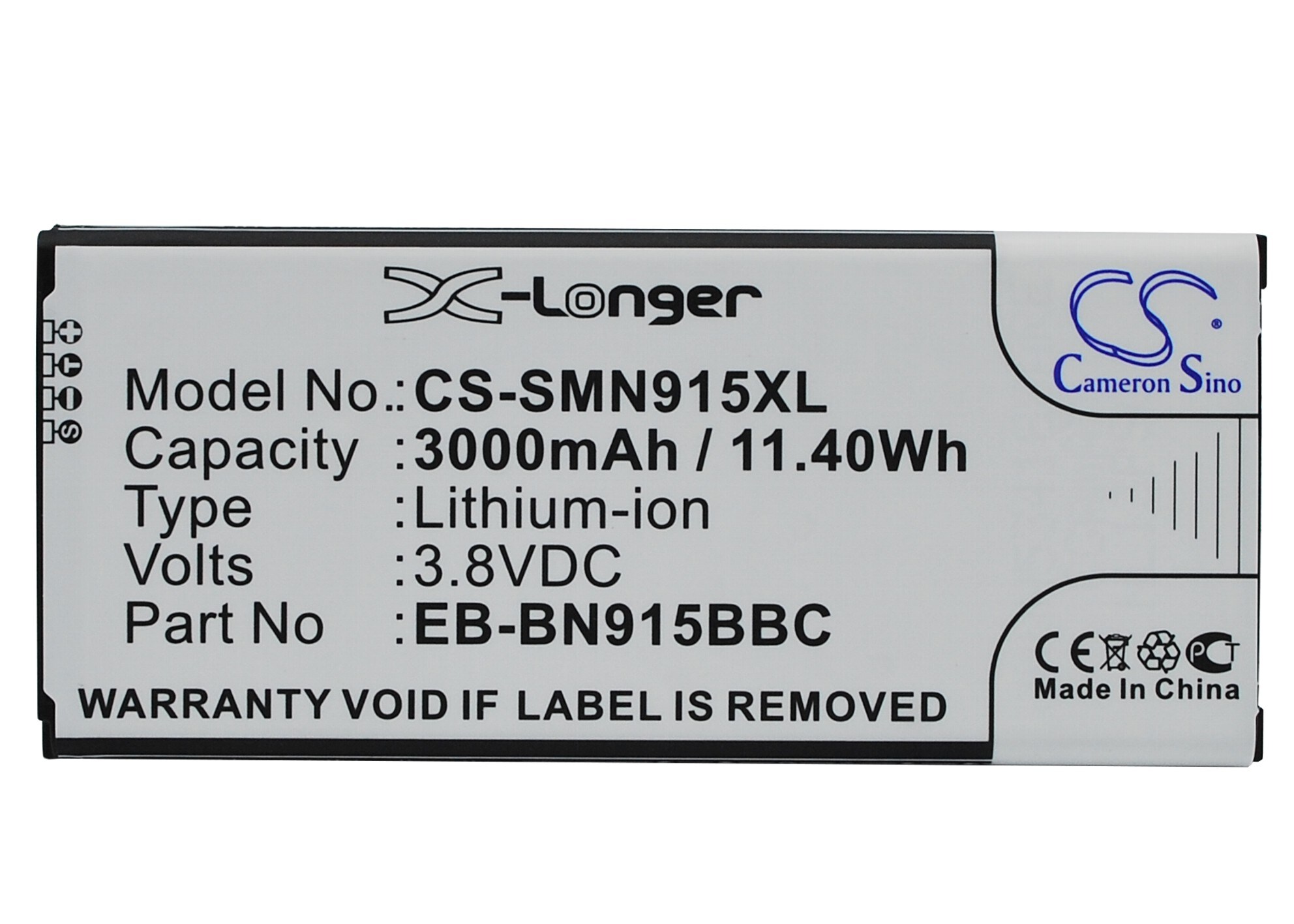 Batteri for SmartPhone, Mobil for Samsung Galaxy Note Edge, SM-N915, SM-N915A og andre.