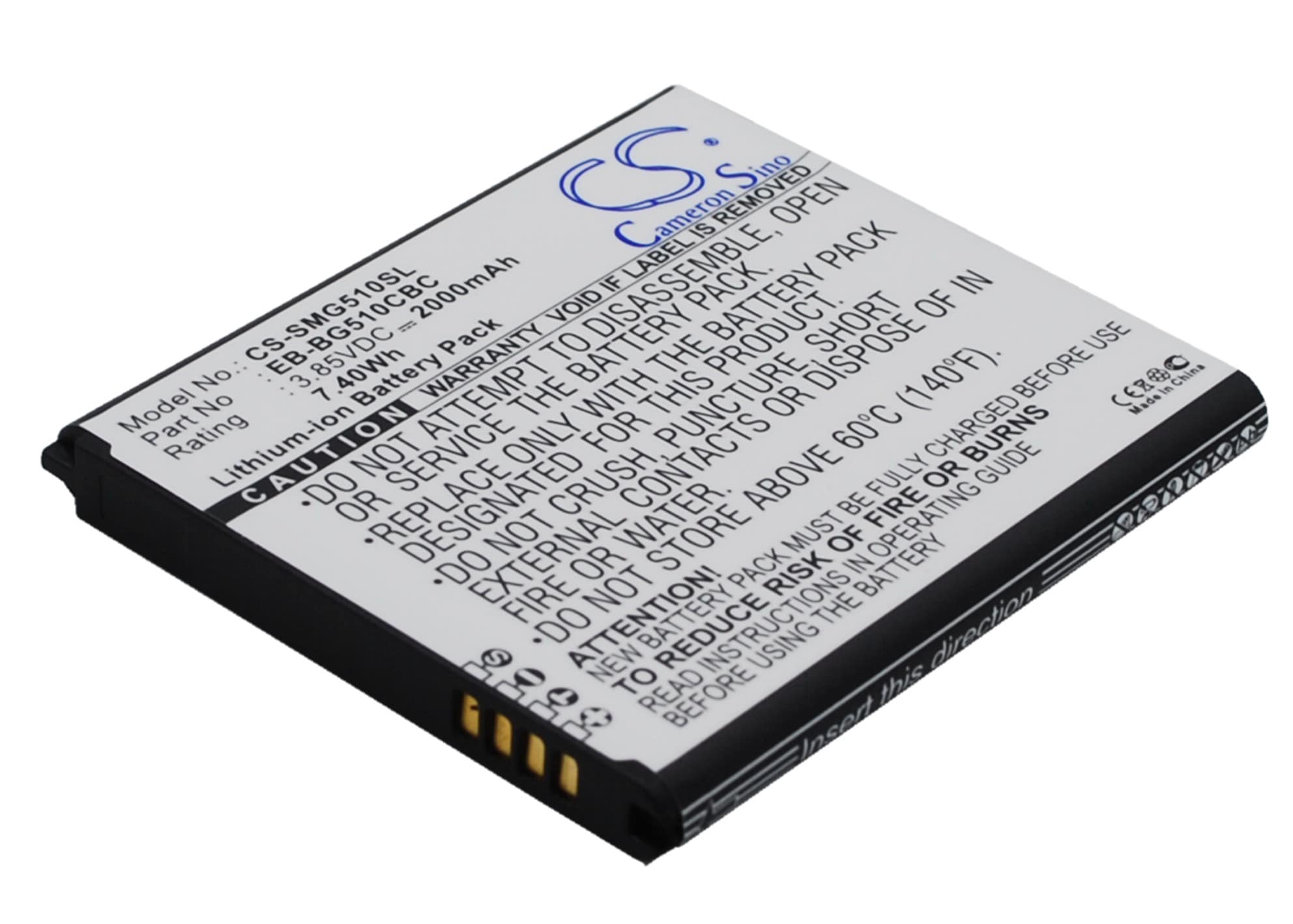 Batteri for SmartPhone, Mobil for Samsung Galaxy Core Max, SM-G5109 og andre.