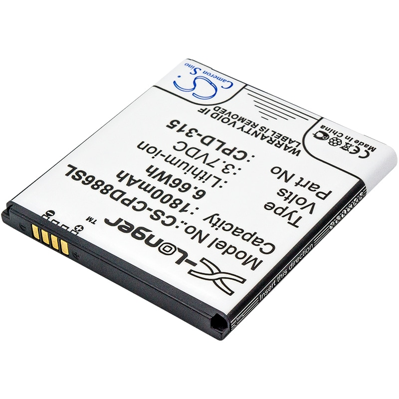 Batteri for SmartPhone, Mobil for Vodafone Smart 4, Smart 4 Turbo, 889N og andre.