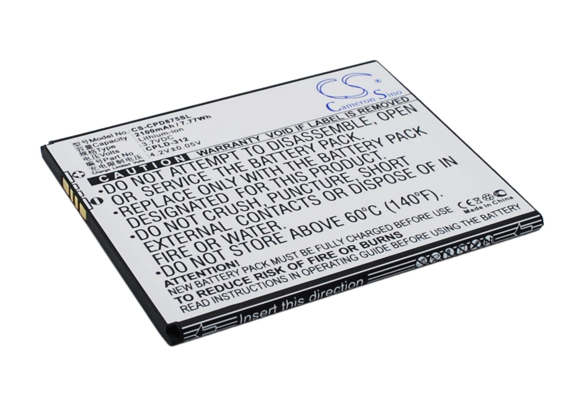 Batteri for SmartPhone, Mobil for Coolpad 8675, 8675 HD 4G, NOTE og andre.