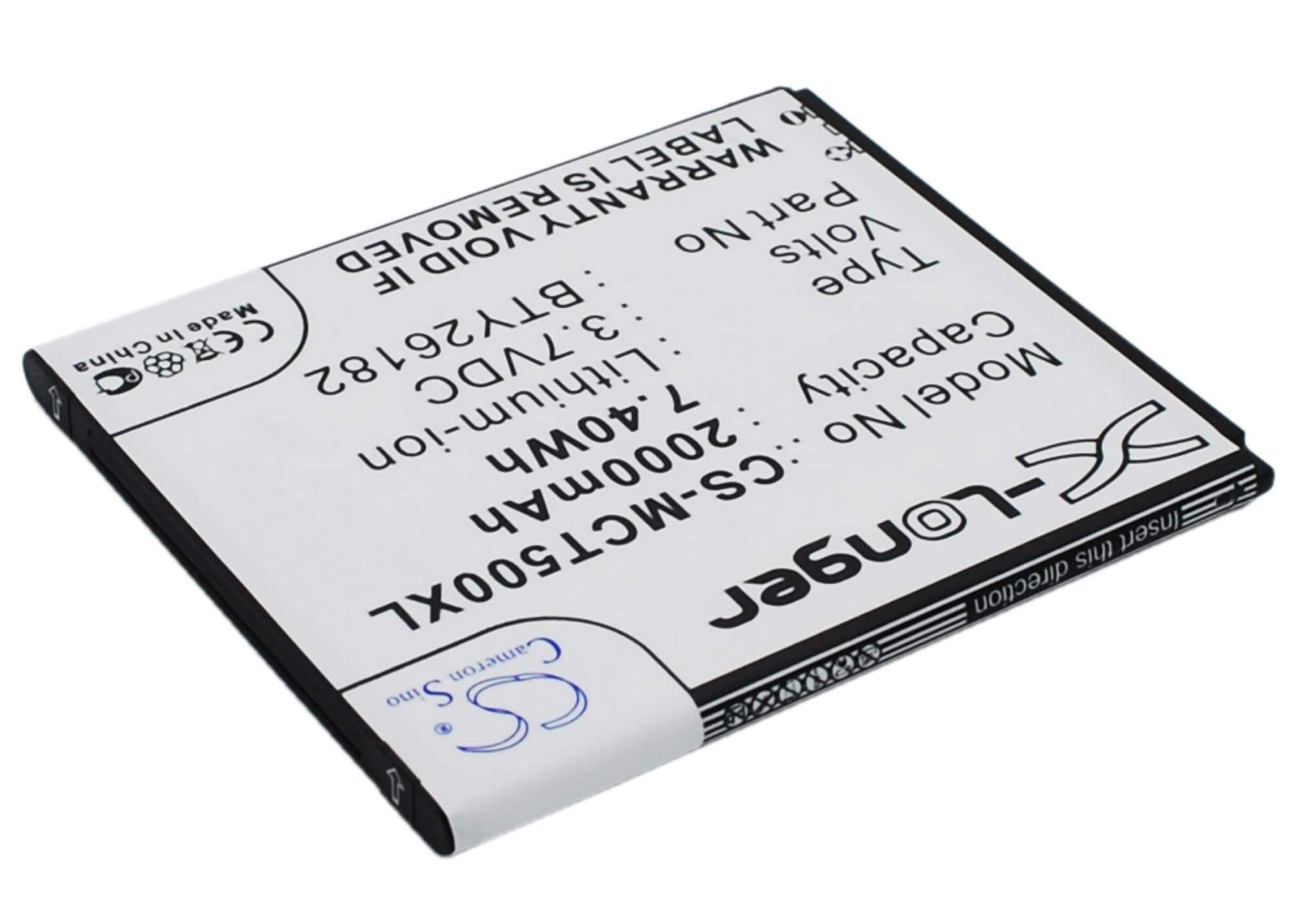 Batteri for SmartPhone, Mobil for Mobistel Cynus T5, MT-9201w, MT-9201b og andre.