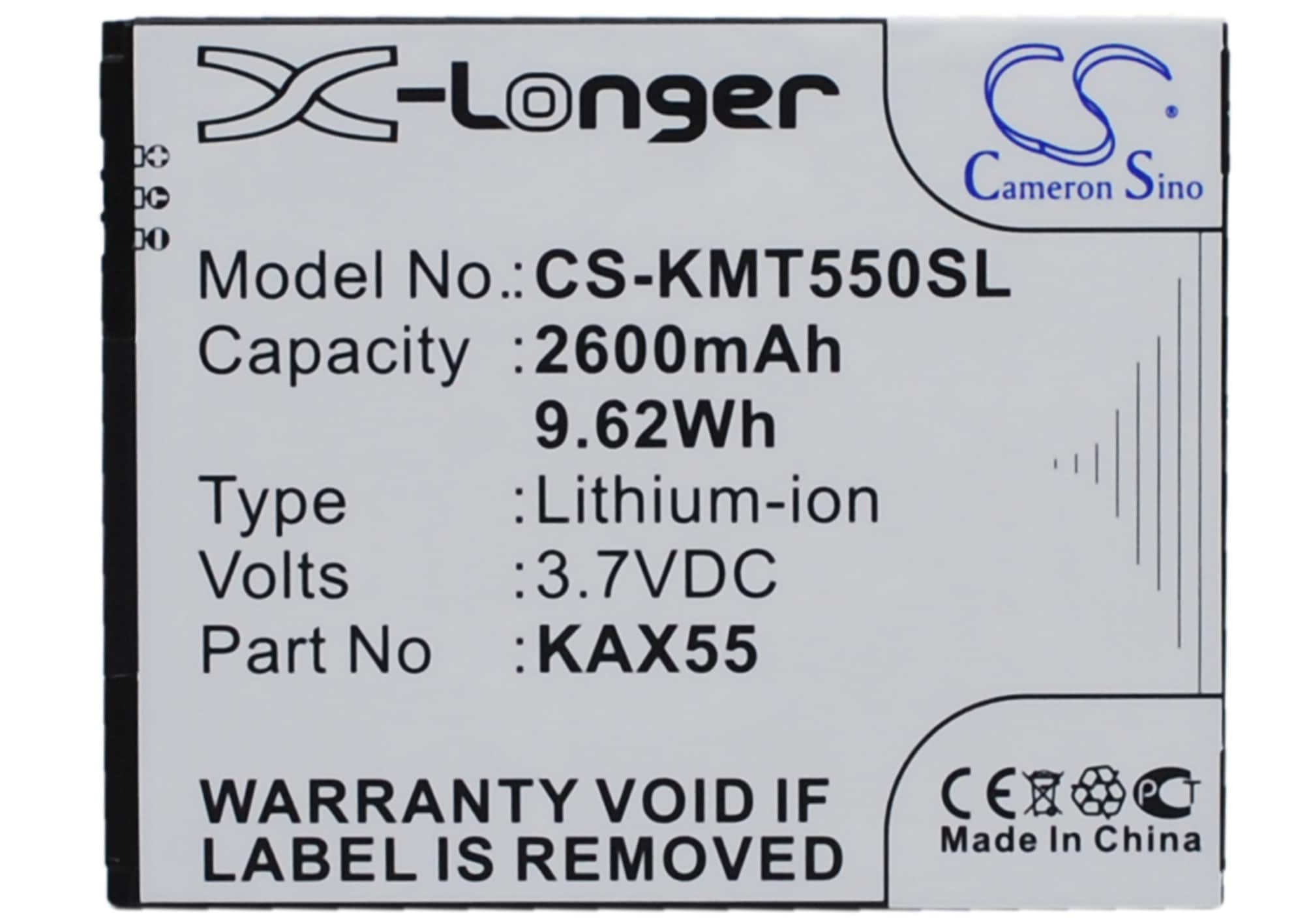 Batteri for smarttelefon, mobil for KAZAM Trooper X5.5