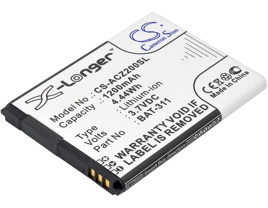 Batteri for SmartPhone, mobil for Acer Liquid Z200, Z200, Liquid M220 og andre.