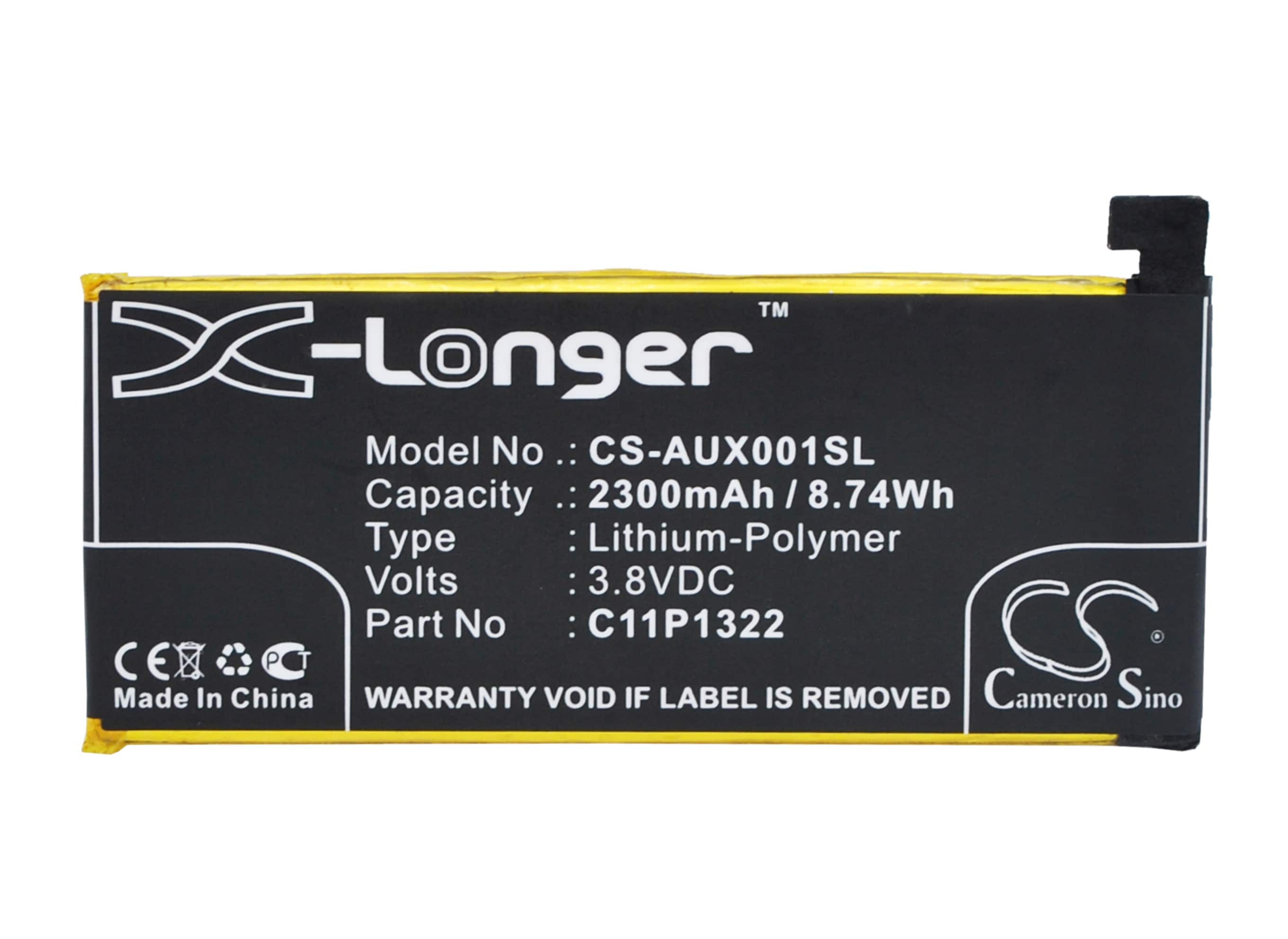 Batteri for SmartPhone, Mobil for Asus ZenFone X, T00D, ZenFone S og andre.