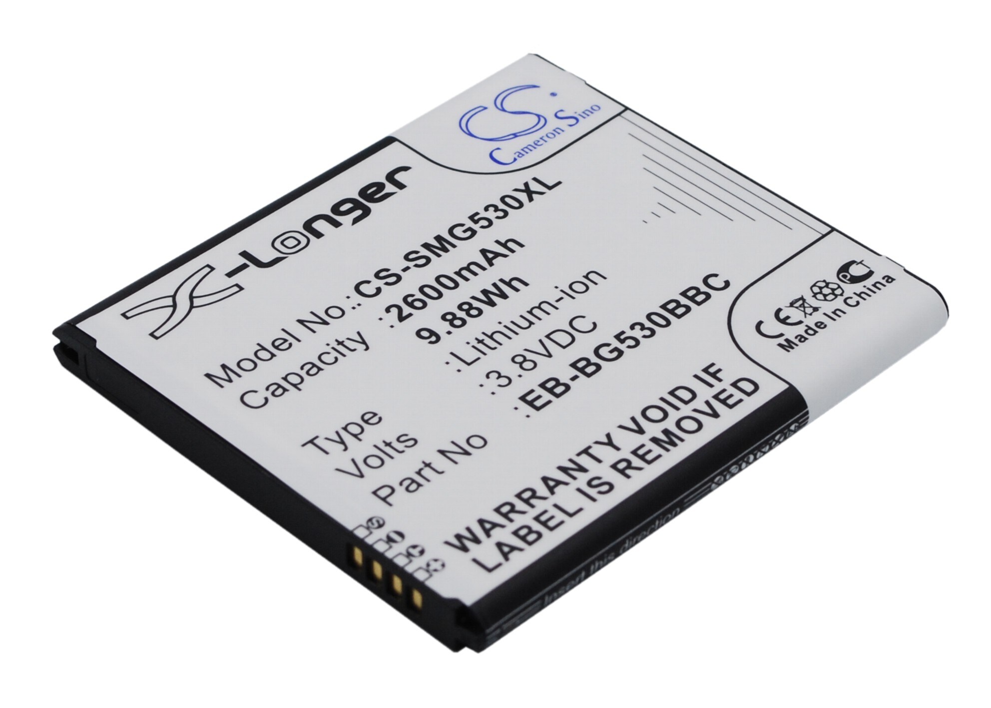 Batteri for SmartPhone, Mobil for Samsung Galaxy Grand Prime, SM-G5308, SM-G5308W og andre.