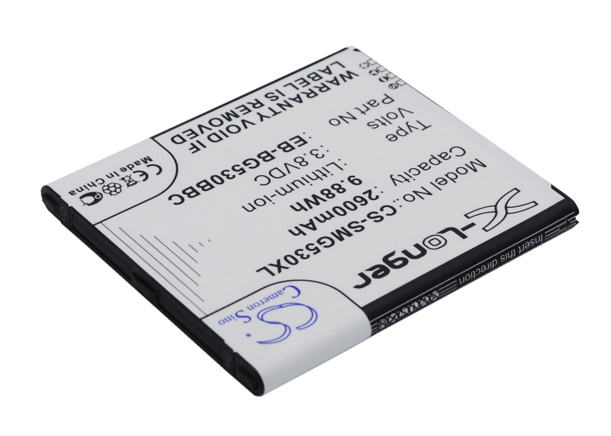 Batteri for SmartPhone, Mobil for Samsung Galaxy Grand Prime, SM-G5308, SM-G5308W og andre.