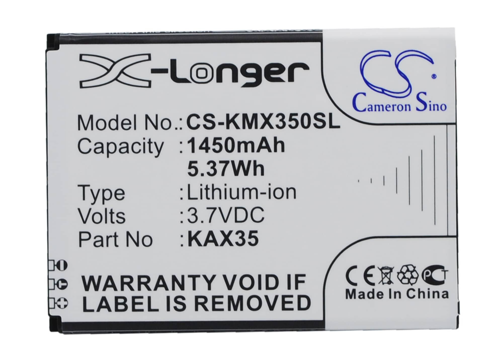 Batteri for SmartPhone, Mobil for KAZAM Trooper X3.5