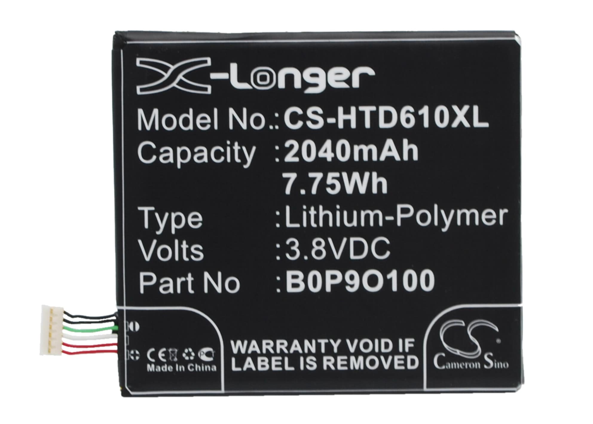 Batteri for SmartPhone, Mobil for HTC Desire 610, Desire D610t, Desire D610n og andre.