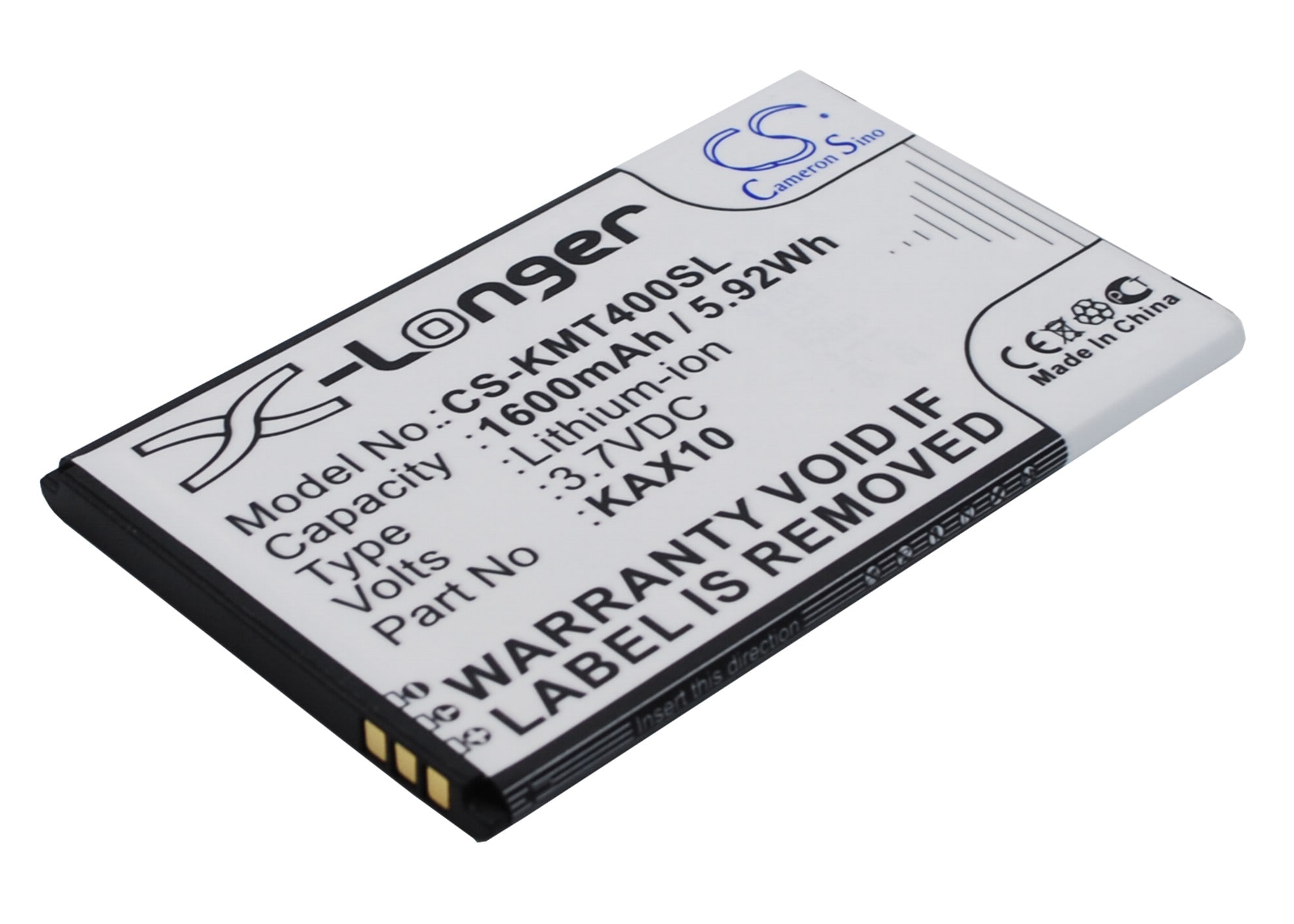 Batteri for smarttelefon, mobil for KAZAM Trooper X4.0