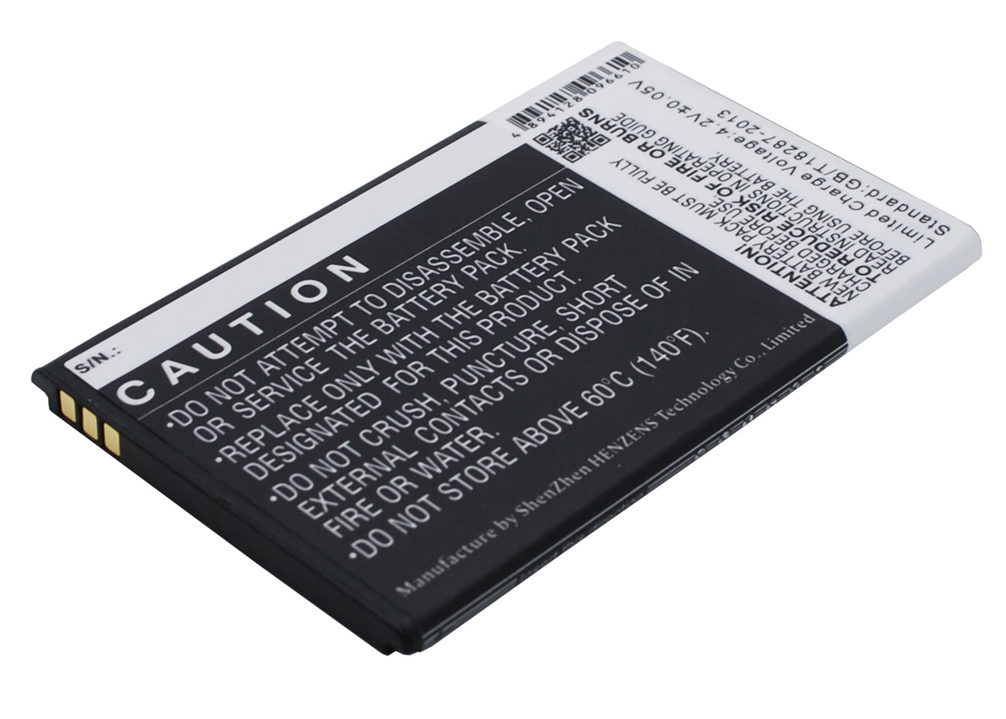 Batteri for smarttelefon, mobil for KAZAM Trooper X4.0