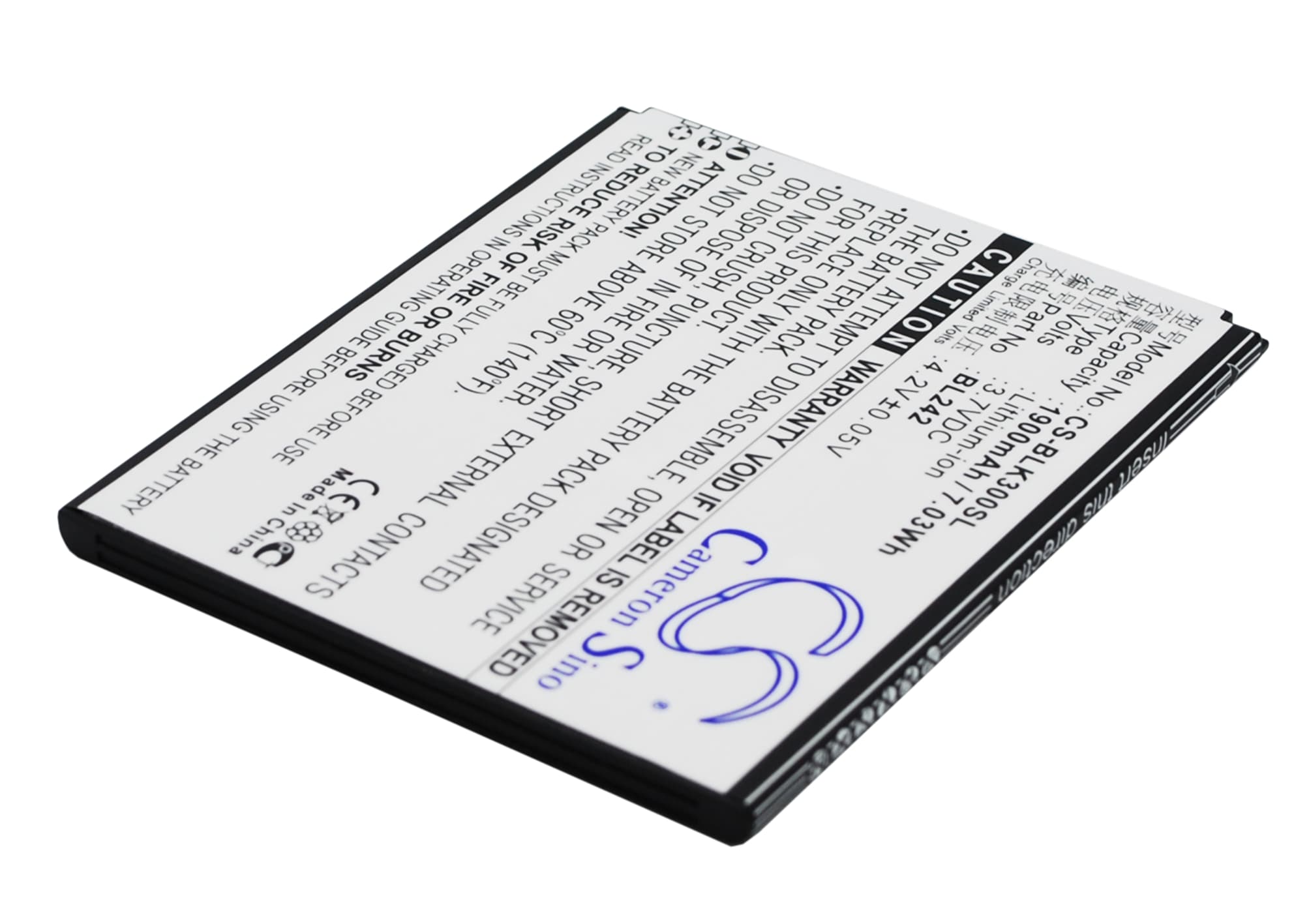 Batteri for SmartPhone, Mobil for Lenovo K3, K30-T, A6000 etc.