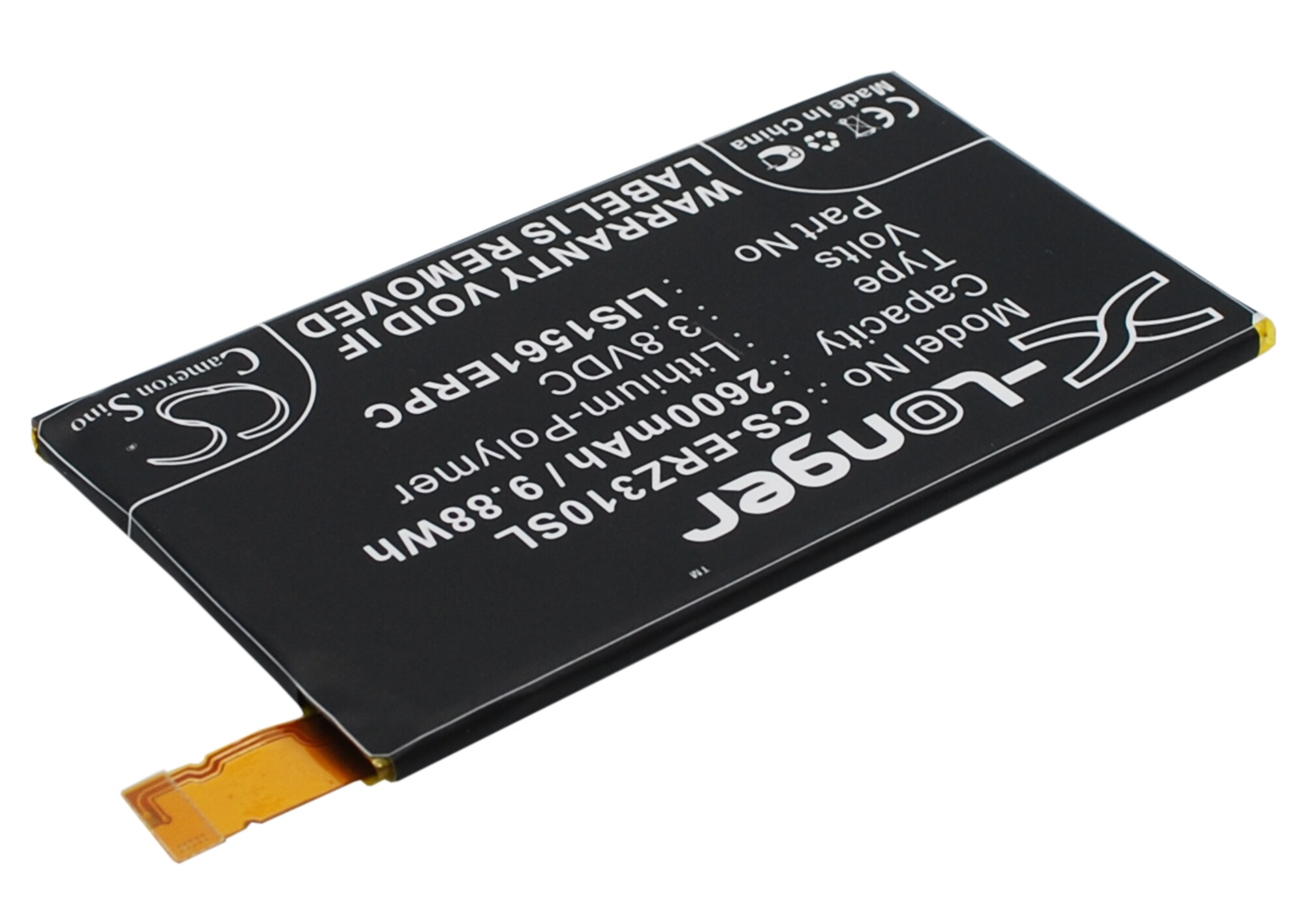 Batteri for SmartPhone, Mobil for Sony Ericsson Xperia Z3 Mini, Xperia Z3 Compact og andre.