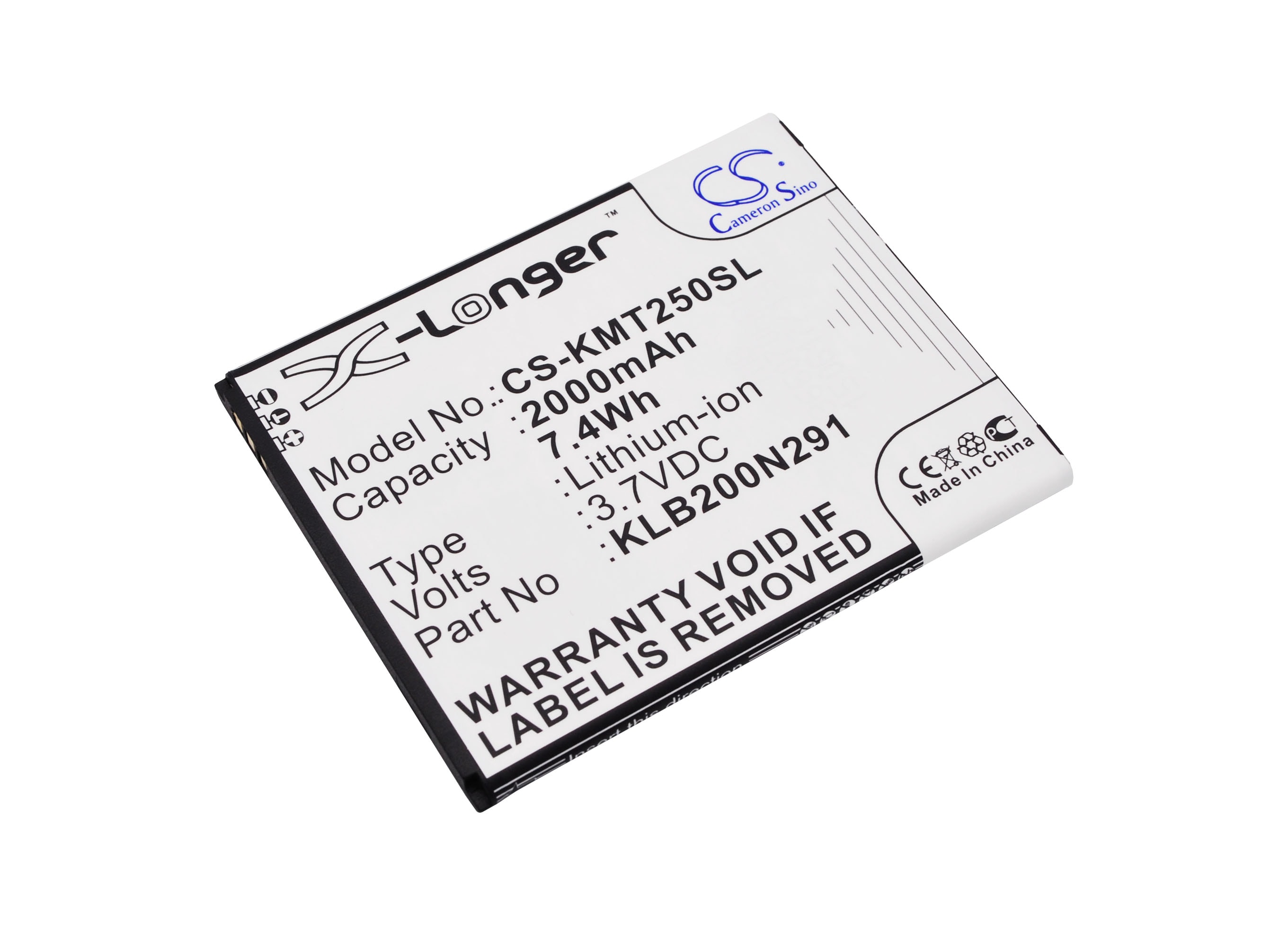 Batteri for SmartPhone, Mobil for KAZAM Trooper2 5.0, Trooper 2 X5.0