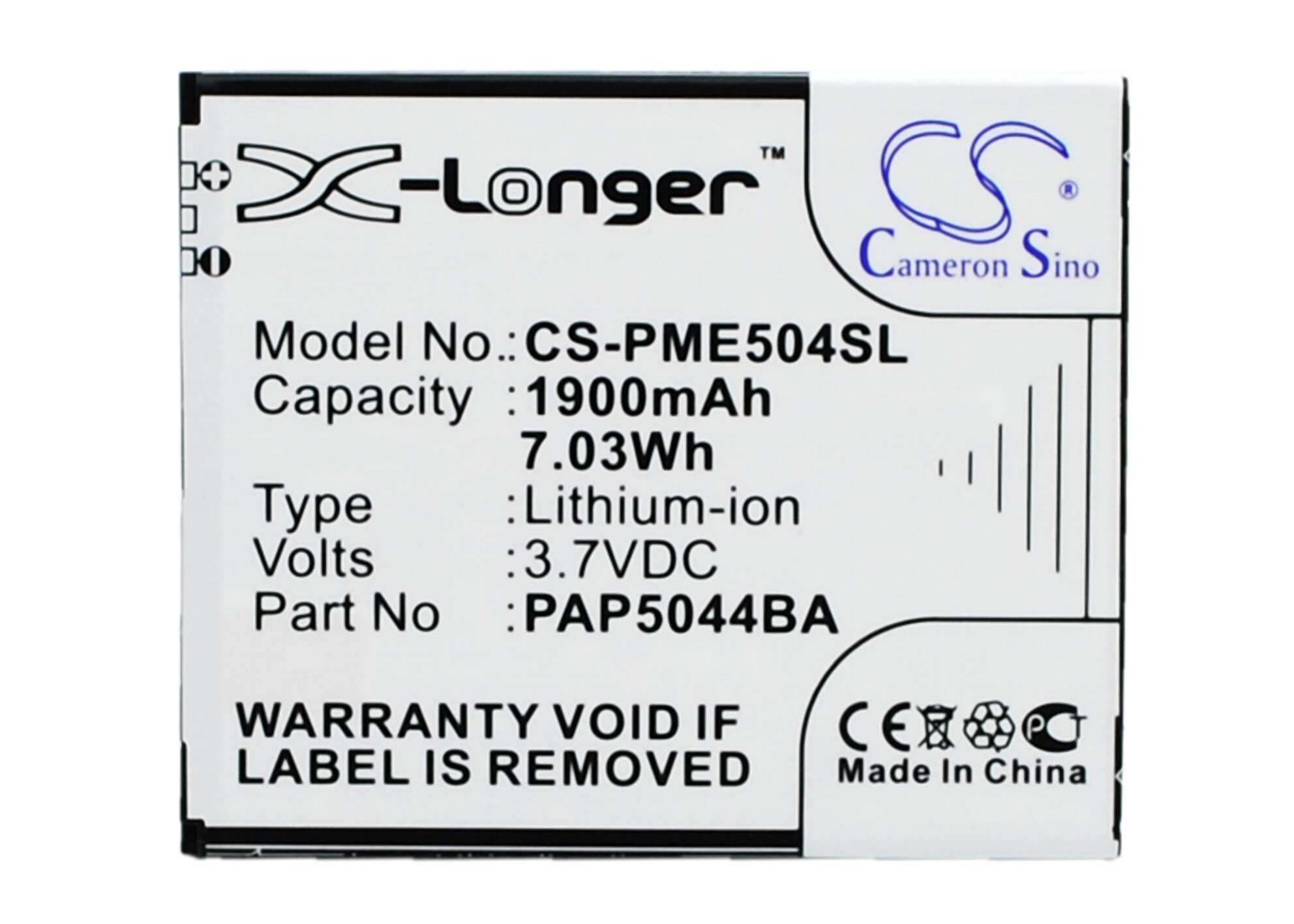 Batteri for SmartPhone, Mobil for Prestigio MultiPhone 5044 Duo, PAP5044 DUO