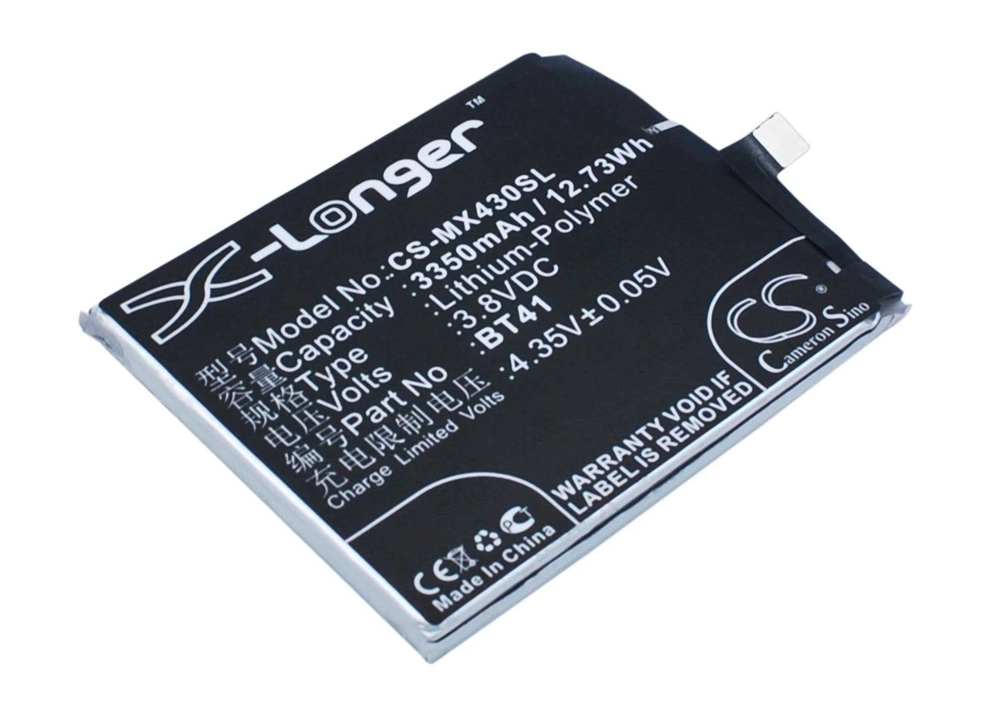 Batteri for smarttelefon, mobil for Meizu MX4 Pro, MX4SWDS0, M462U